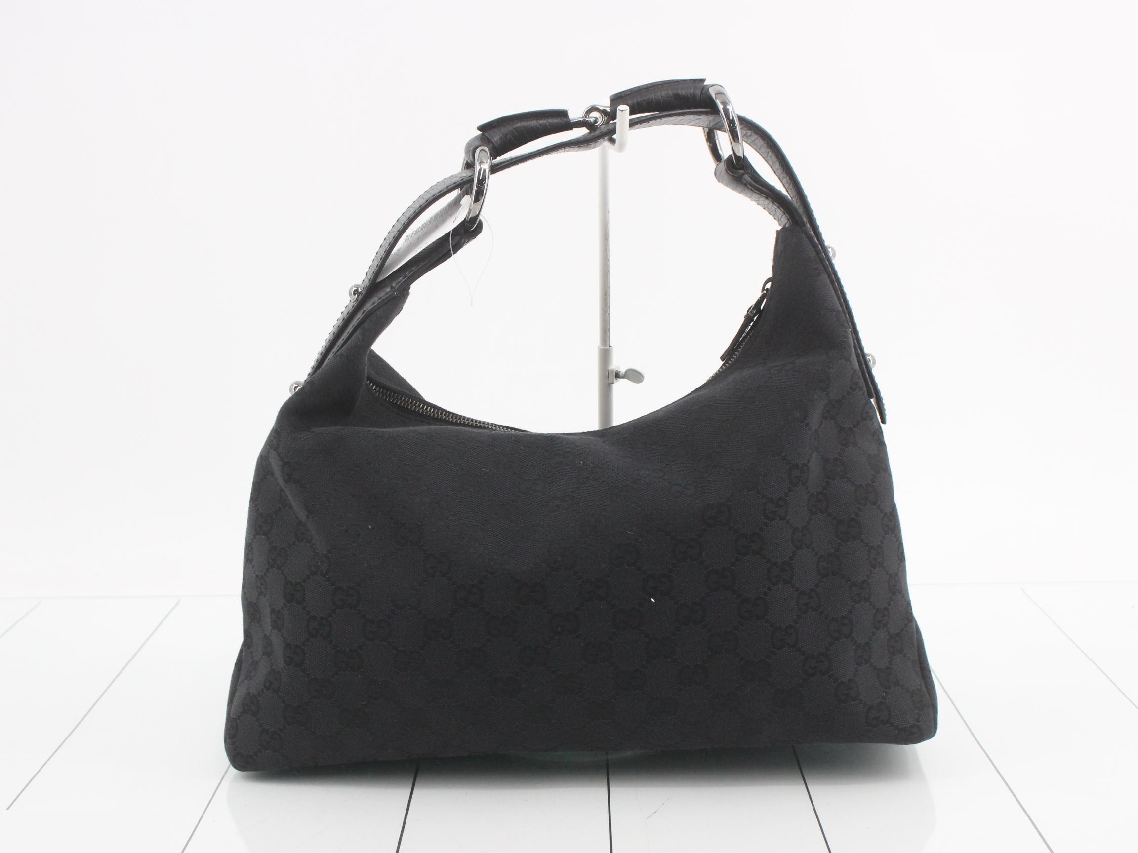 GG Canvas Horsebit Shoulder Bag — view 2