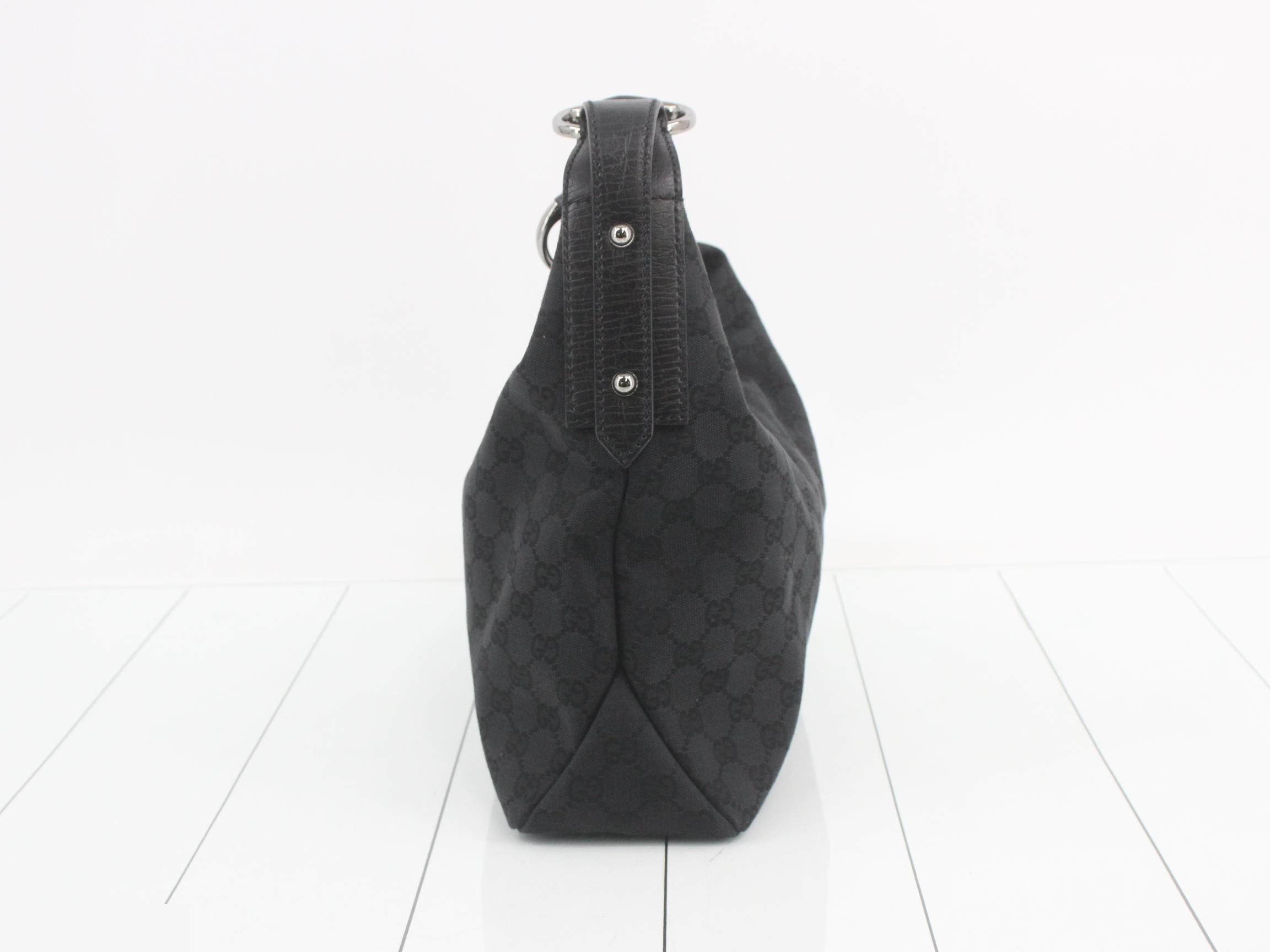 GG Canvas Horsebit Shoulder Bag — view 4