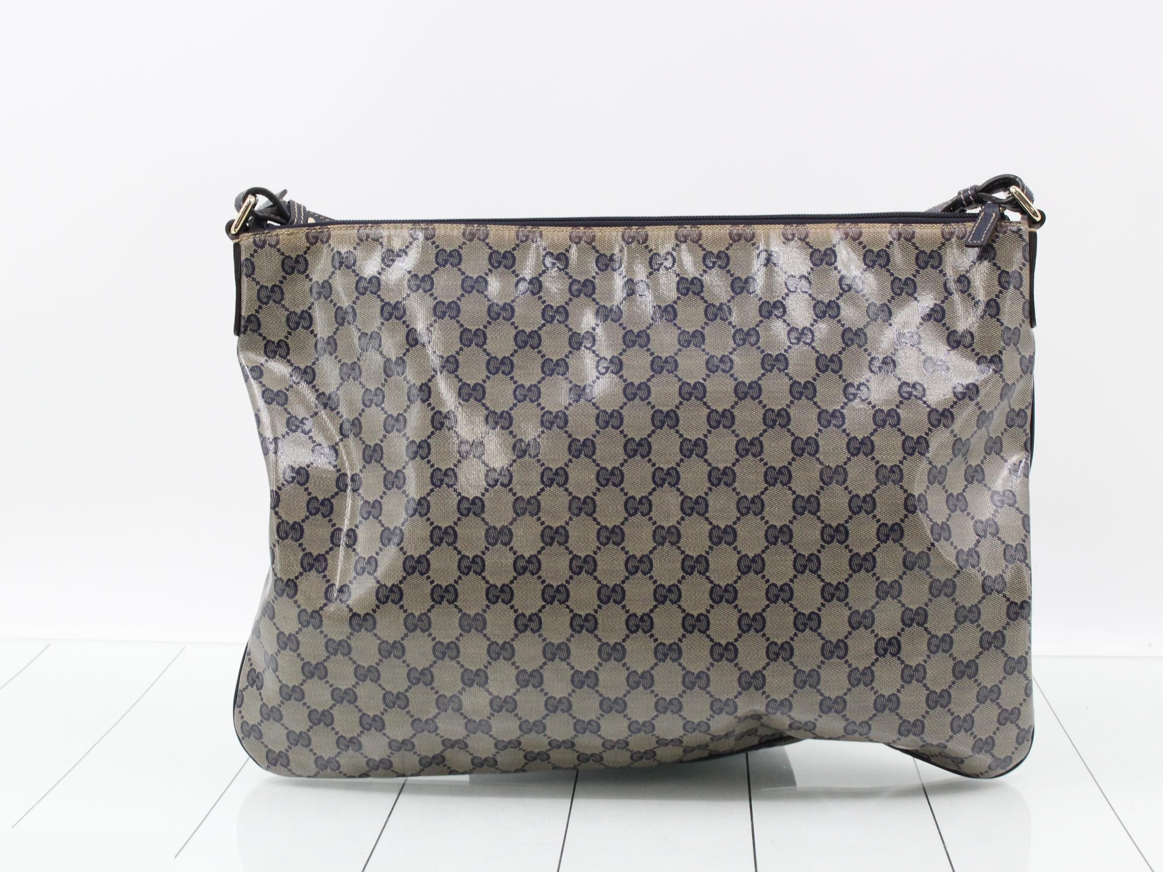Crystal Shoulder Bag, Navy, 278301, 498879 — view 2
