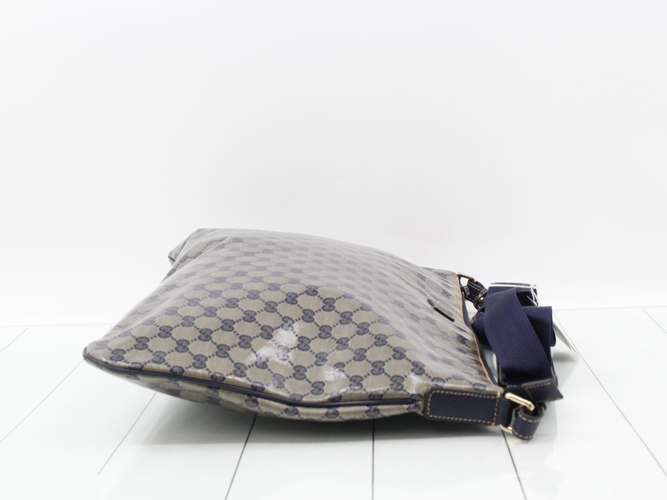Crystal Shoulder Bag, Navy, 278301, 498879 — view 3