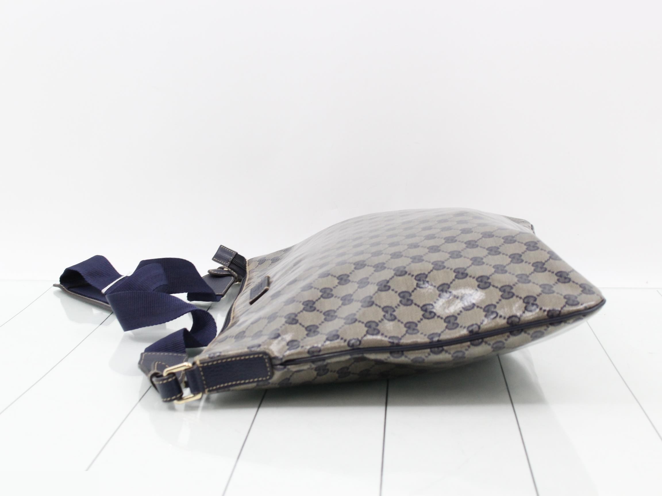 Crystal Shoulder Bag, Navy, 278301, 498879 — view 4