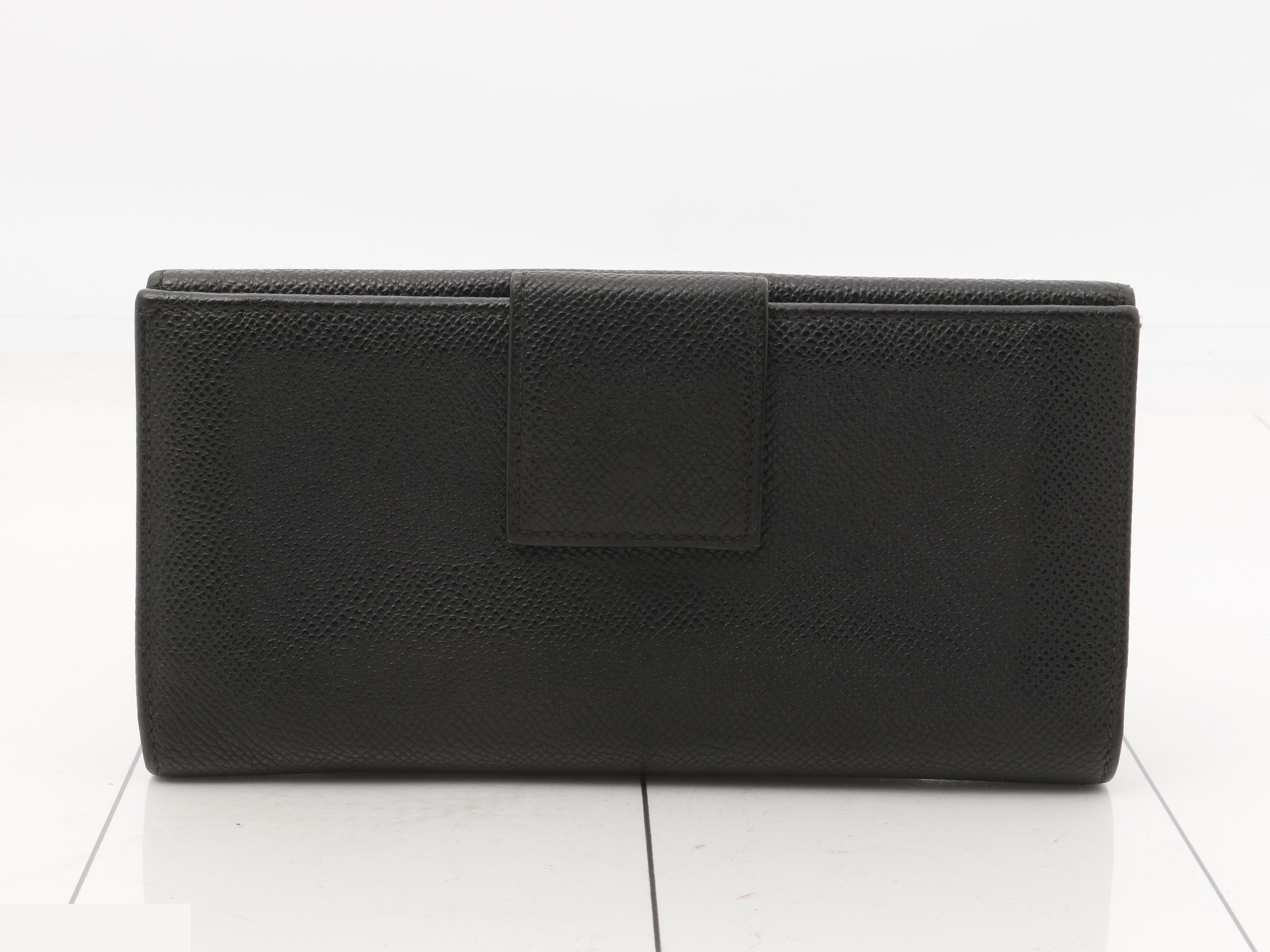 Leather Bi-fold Long Wallet — view 2