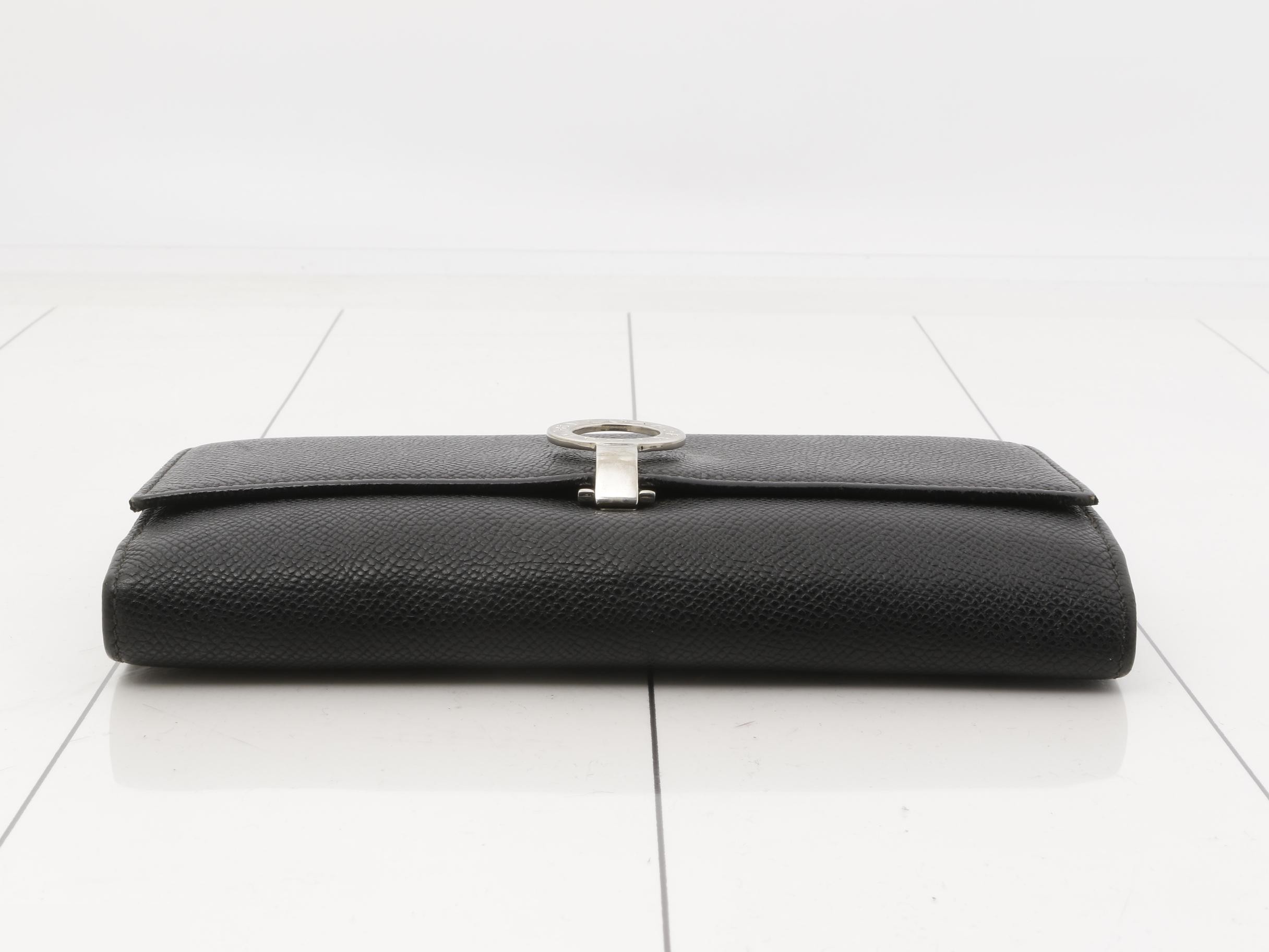 Leather Bi-fold Long Wallet — view 3