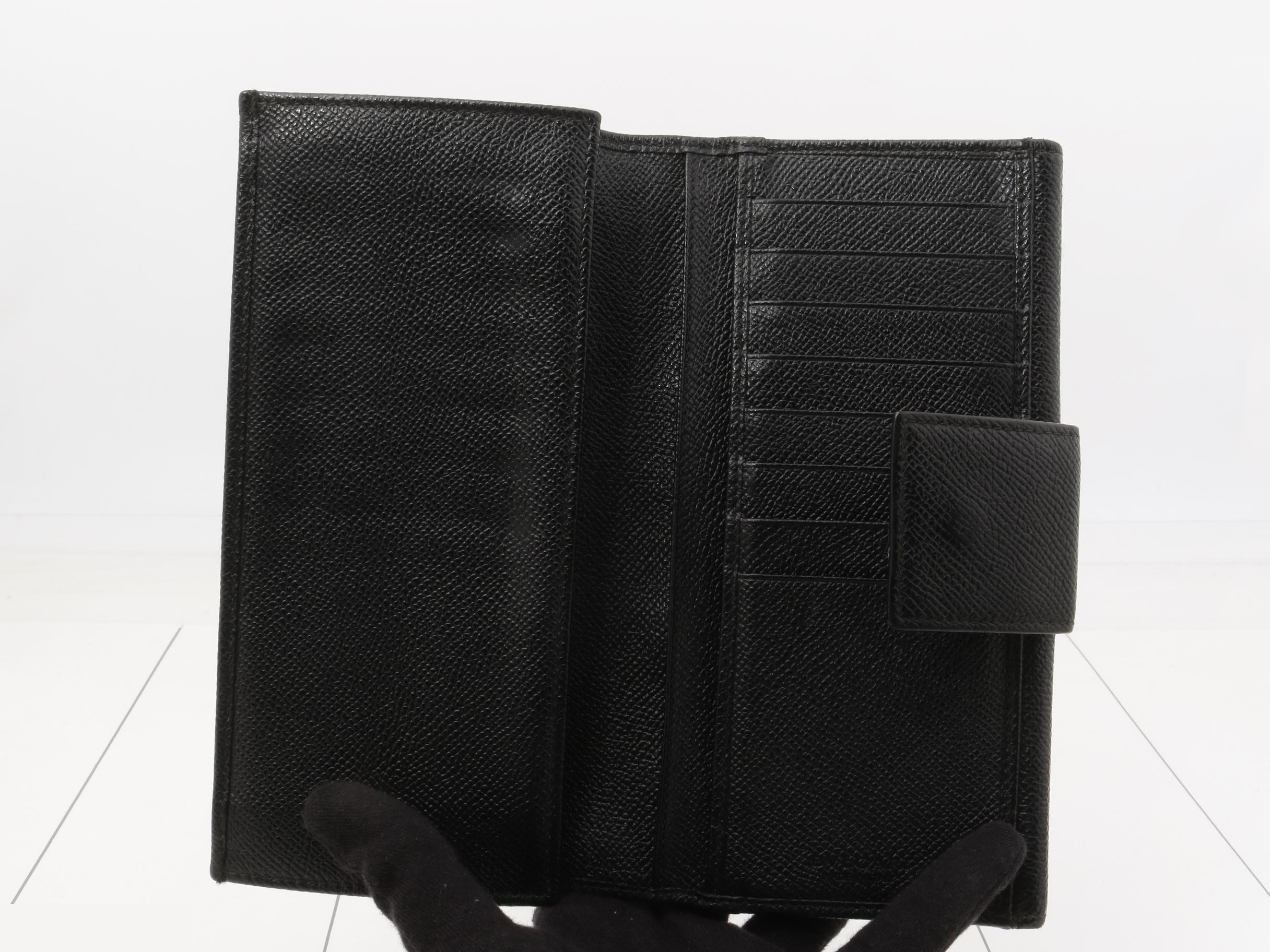 Leather Bi-fold Long Wallet — view 4