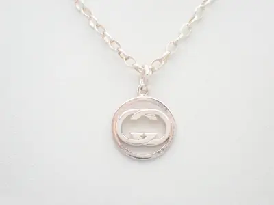Interlocking sterling silver (925) / 13.6g / Chain approx. 55cm
