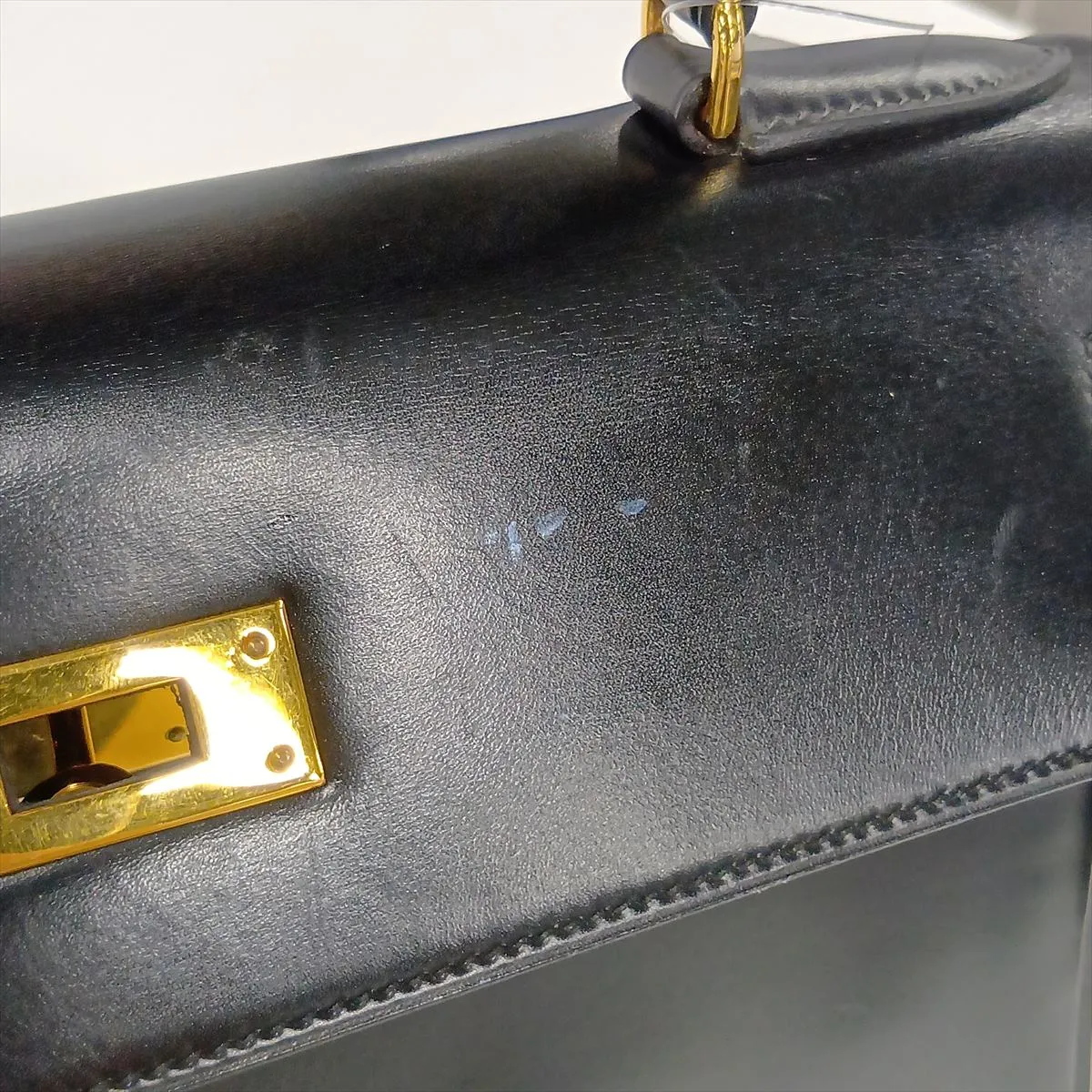 [Individually packaged] Hermes Kelly 28 Letournée Box Calf Black Gold Hardware J: 1980 — view 12