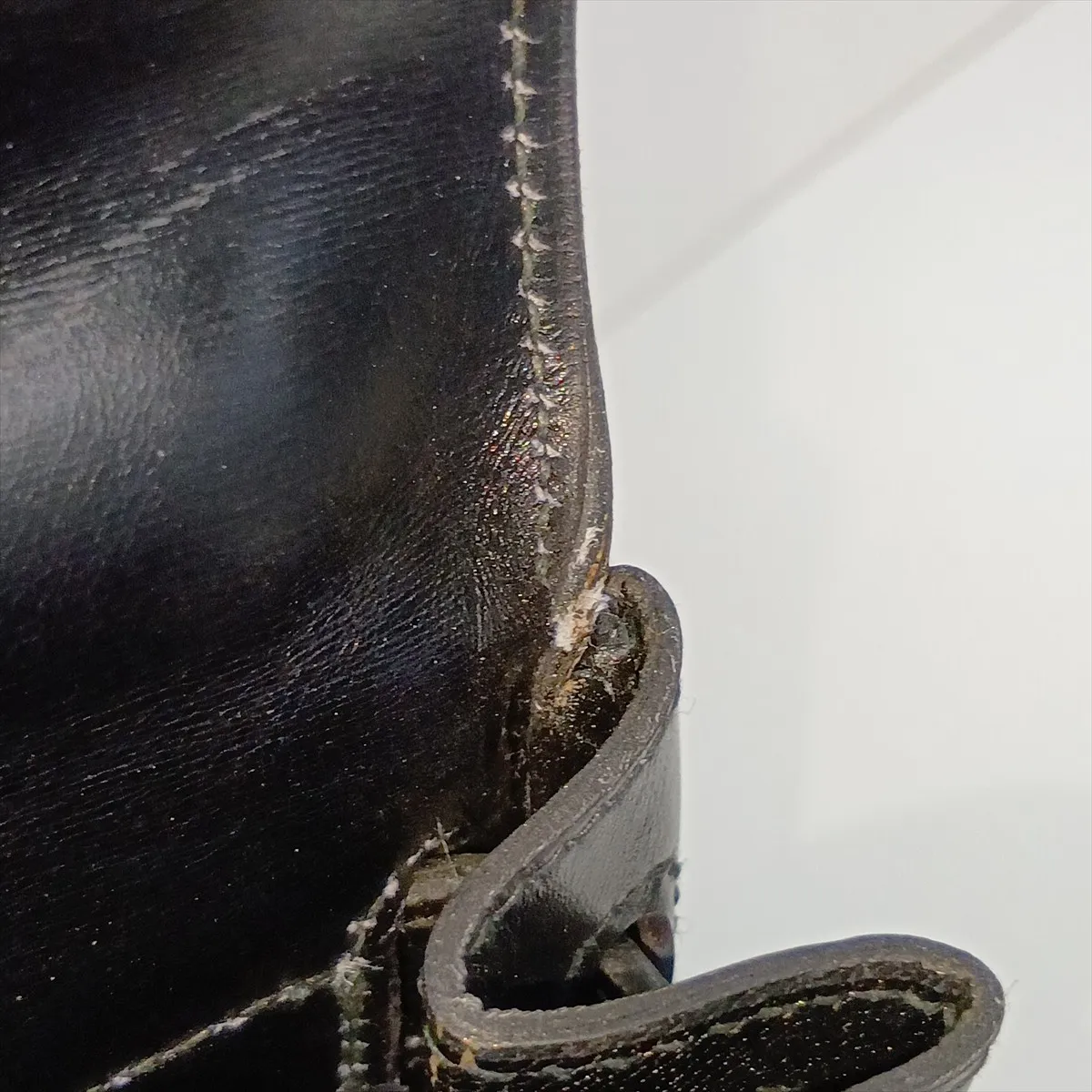 [Individually packaged] Hermes Kelly 28 Letournée Box Calf Black Gold Hardware J: 1980 — view 14