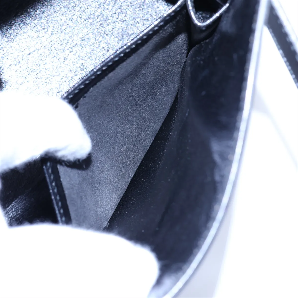 [Individually packaged] Hermes Kelly 28 Letournée Box Calf Black Gold Hardware J: 1980 — view 10