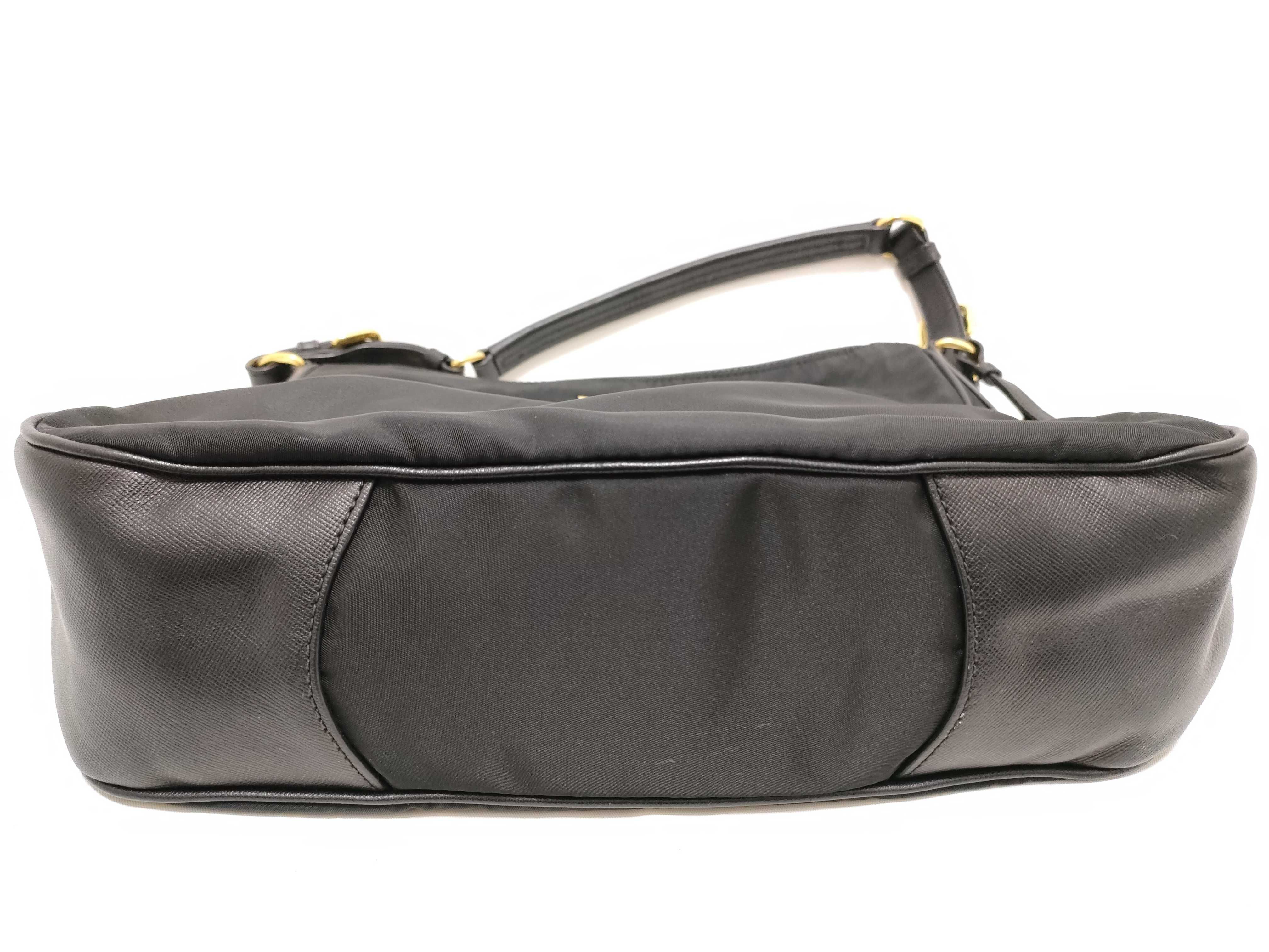 Nylon DU-Tessuto Shoulder Bag Black BR4987 Shoulder Bag — view 8