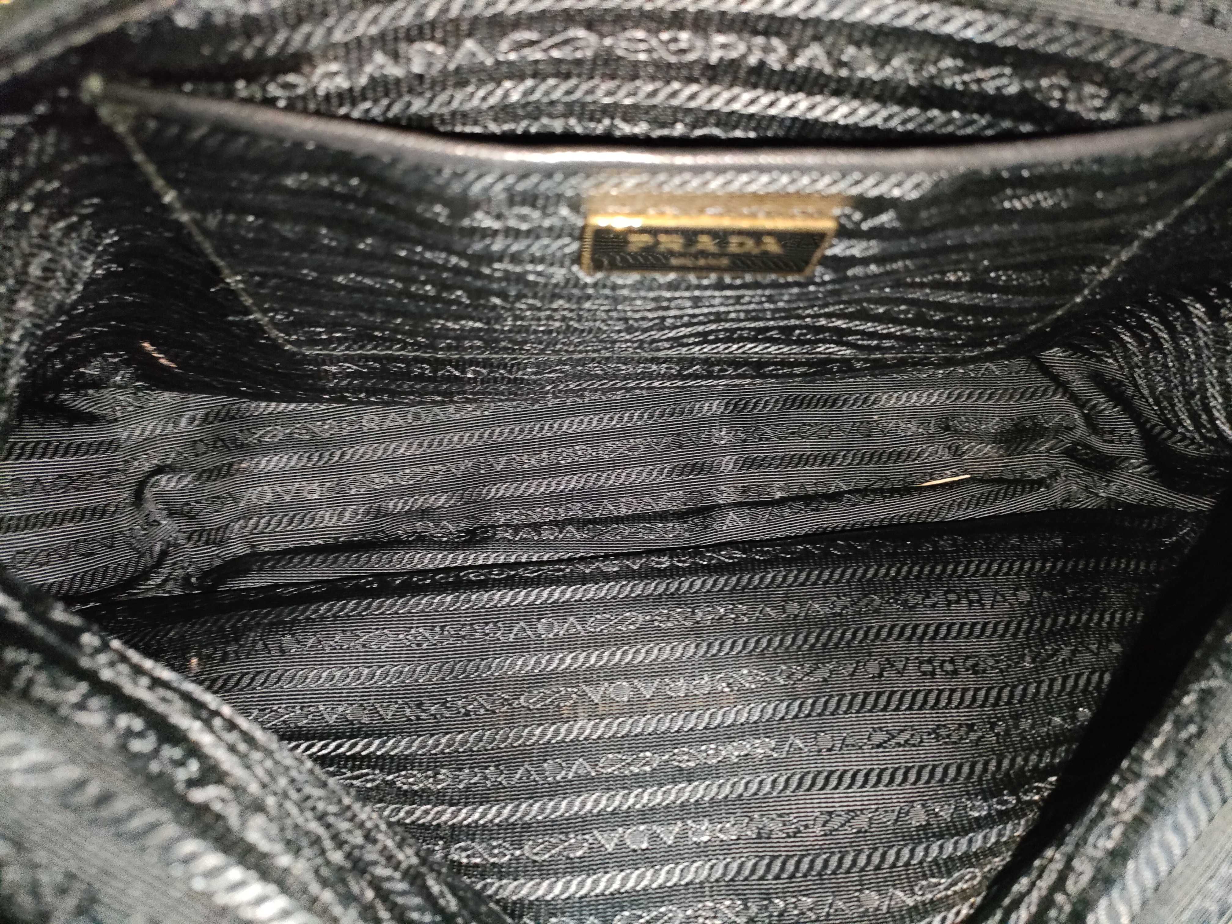 Nylon DU-Tessuto Shoulder Bag Black BR4987 Shoulder Bag — view 10