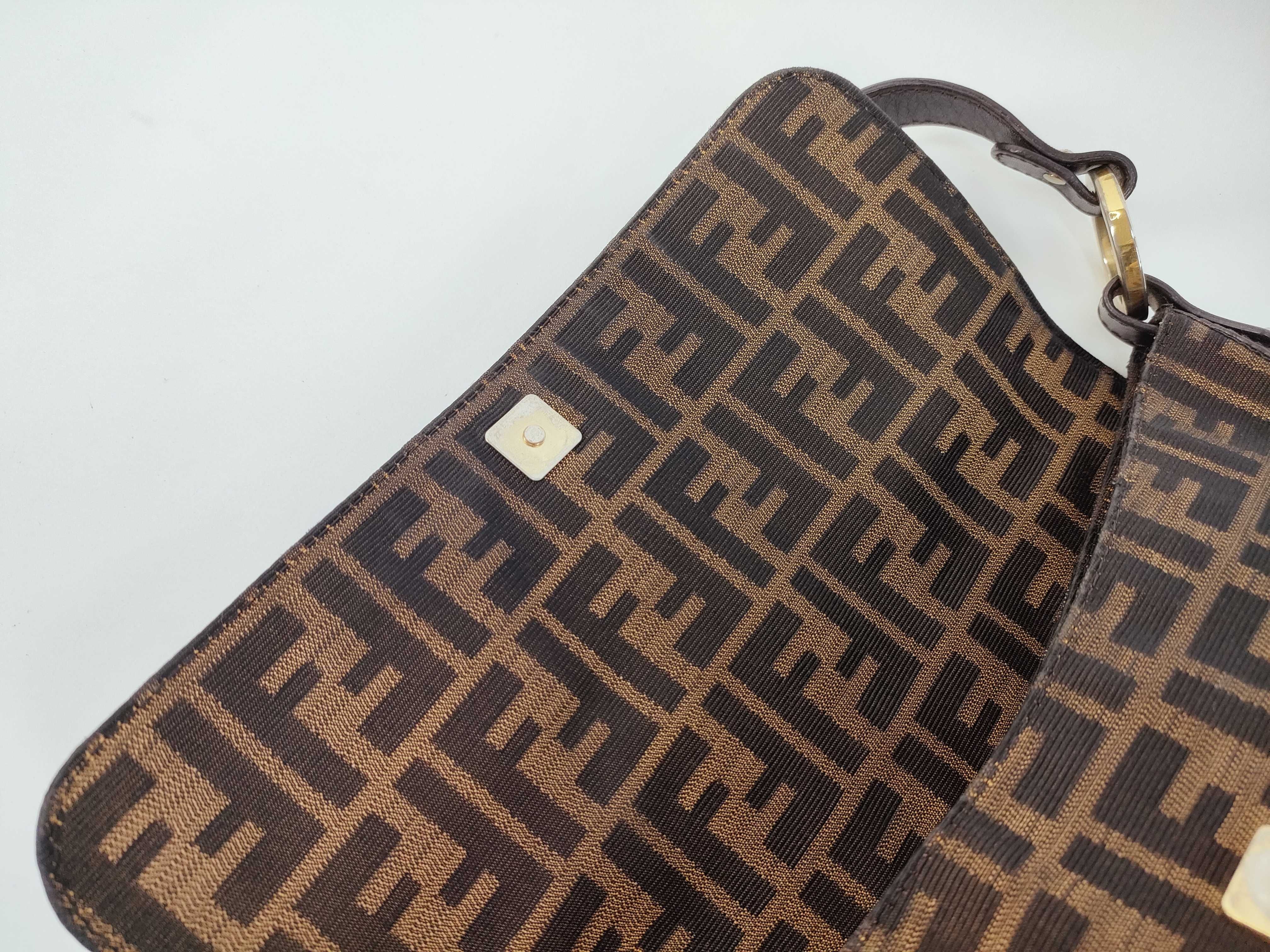 Zucca pattern Fendi shoulder bag — view 9