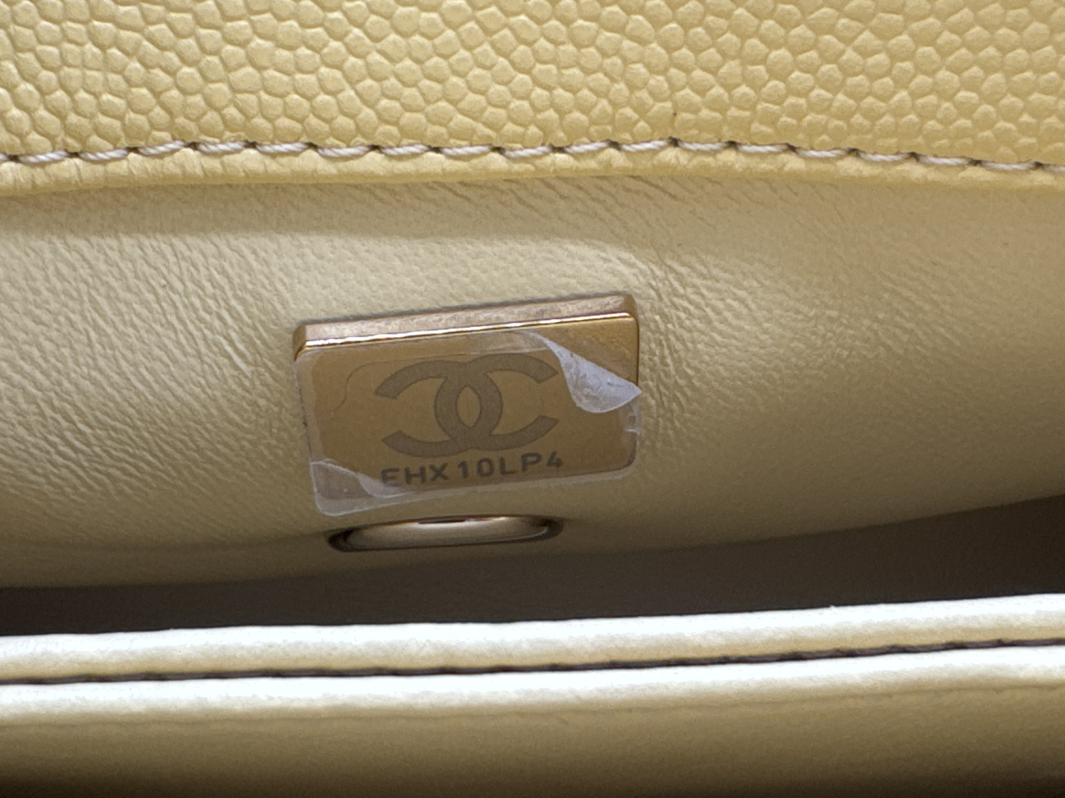 Caviar Skin Coco Handle Shoulder Bag — view 14
