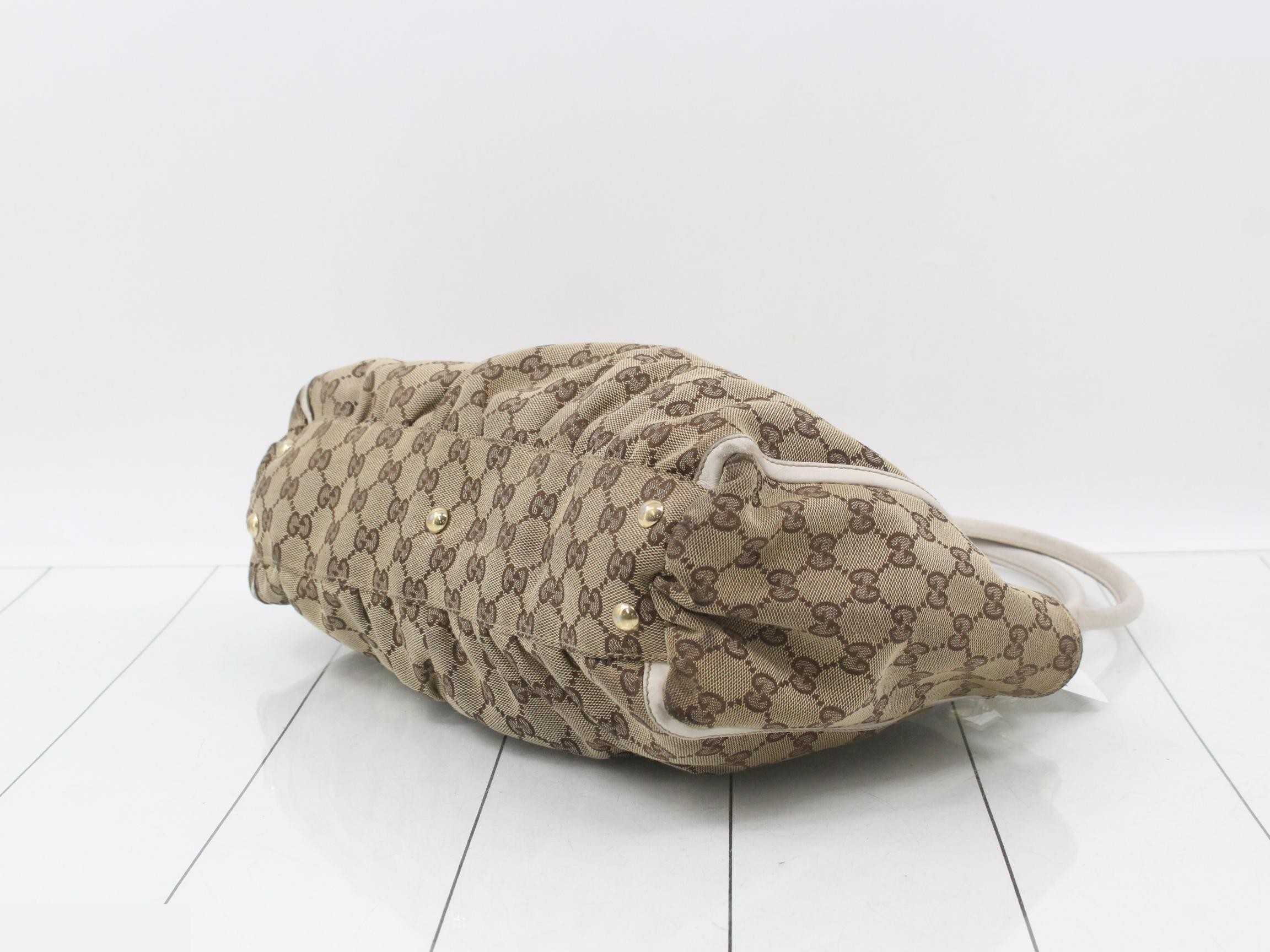 Canvas/Leather, Beige/White, GP Hardware, 189831/205027 — view 6
