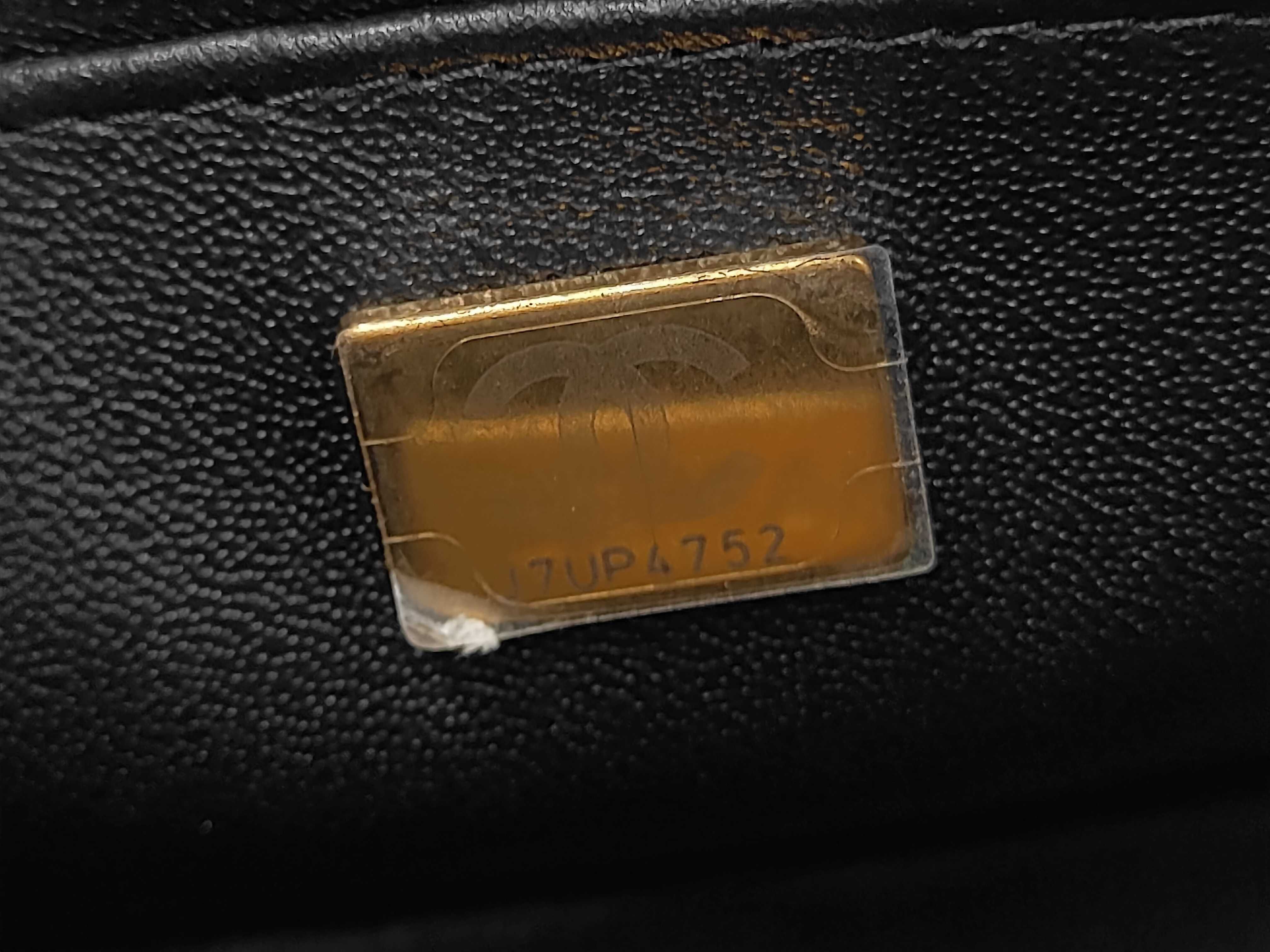 Mini Matelassé Lambskin Chain Bag with Rhinestones, Black, Gold Hardware, Shoulder Bag — view 14