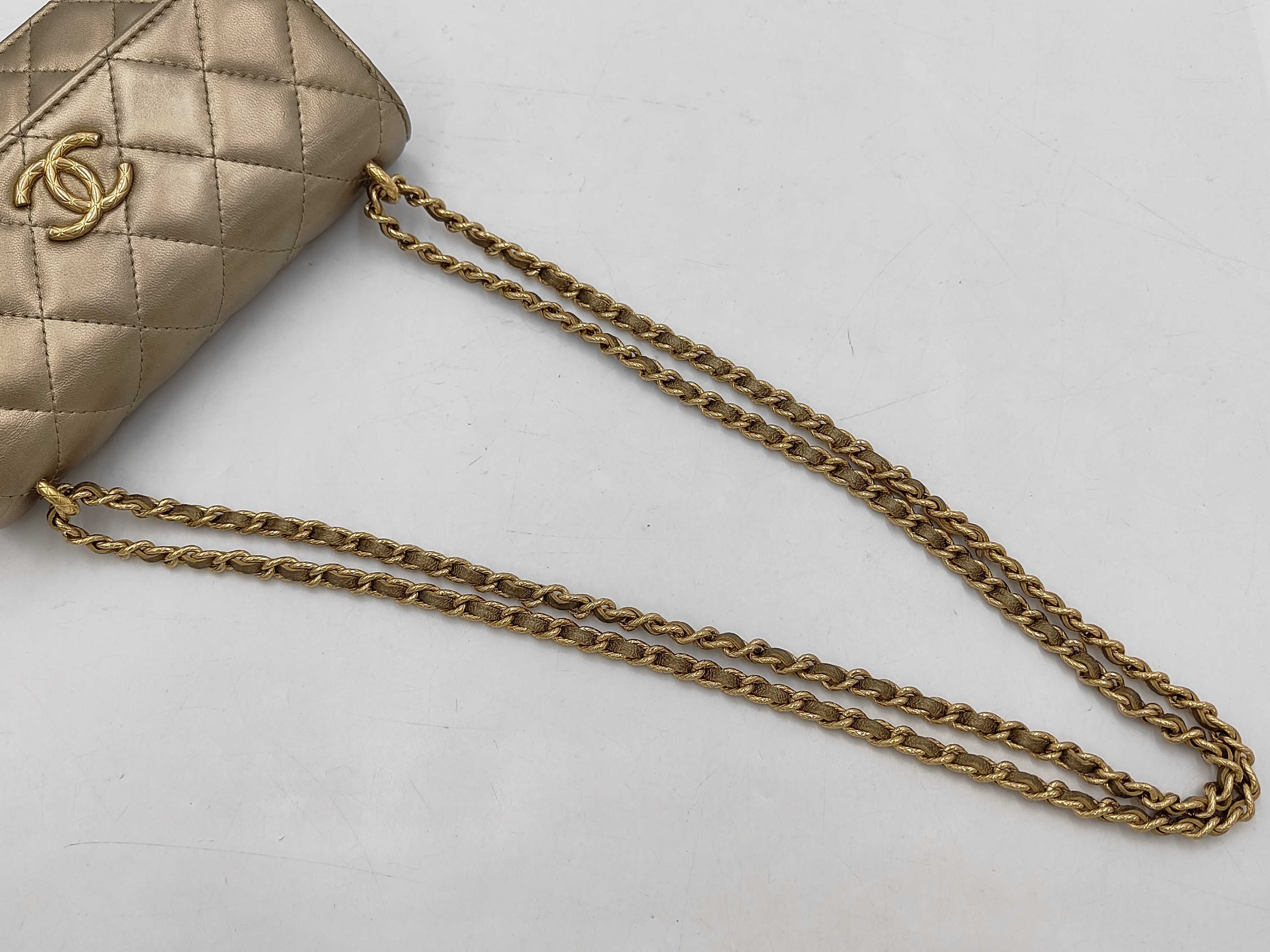 Flap Phone Holder, Gold GP Hardware, Shoulder Bag — view 3