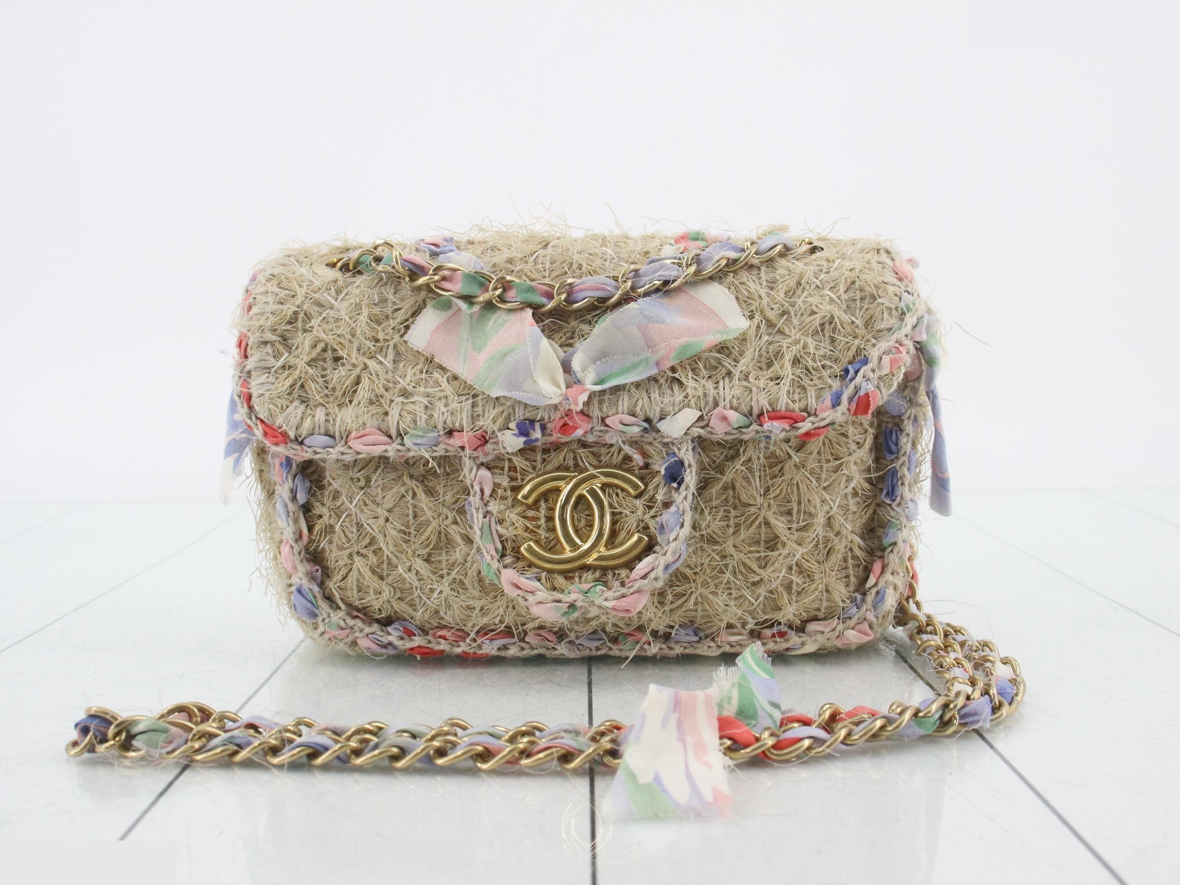 Tweed shoulder bag