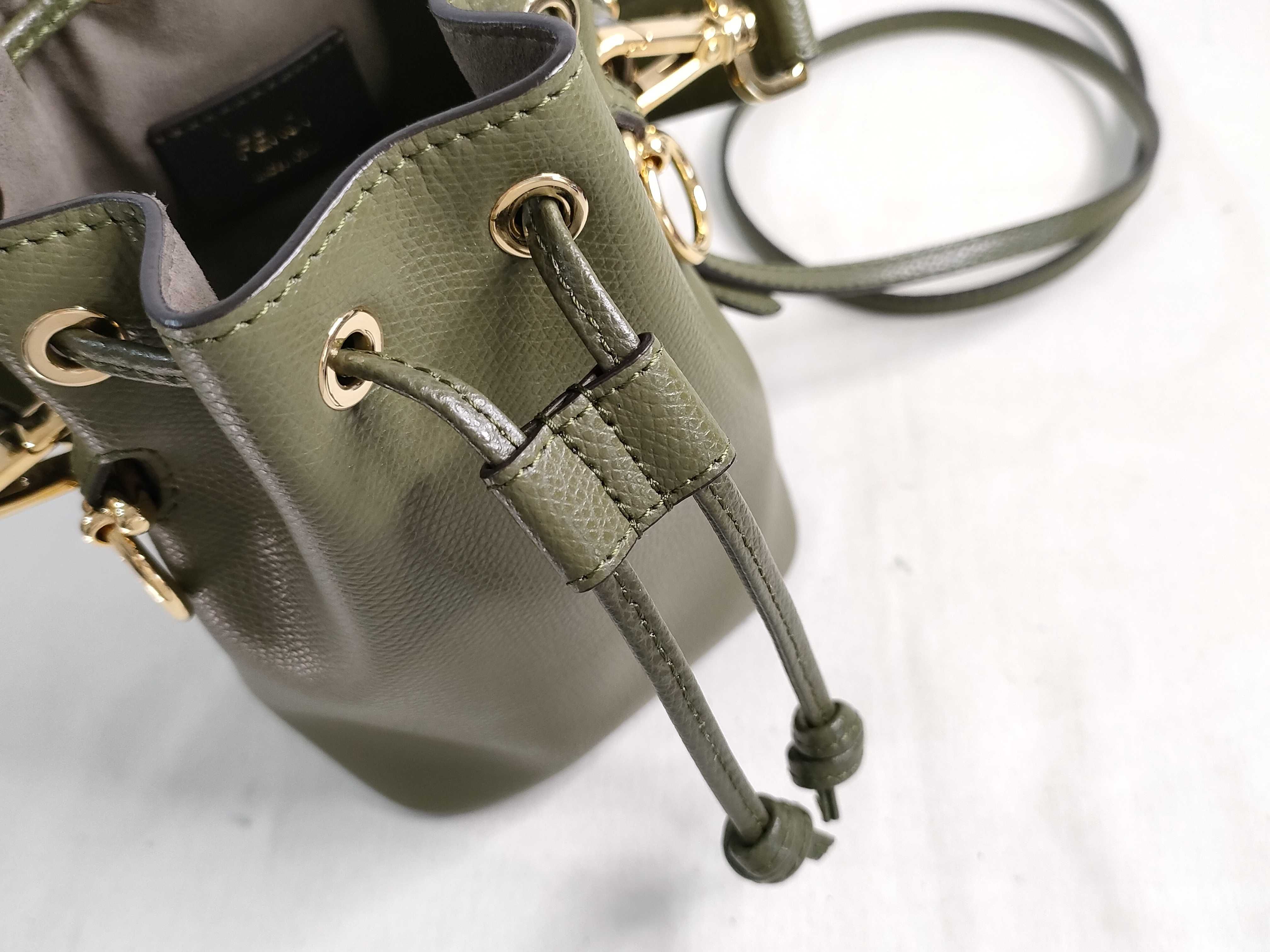 Montresor Mini Leather 2-Way Shoulder Bag, Green Handbag — view 12