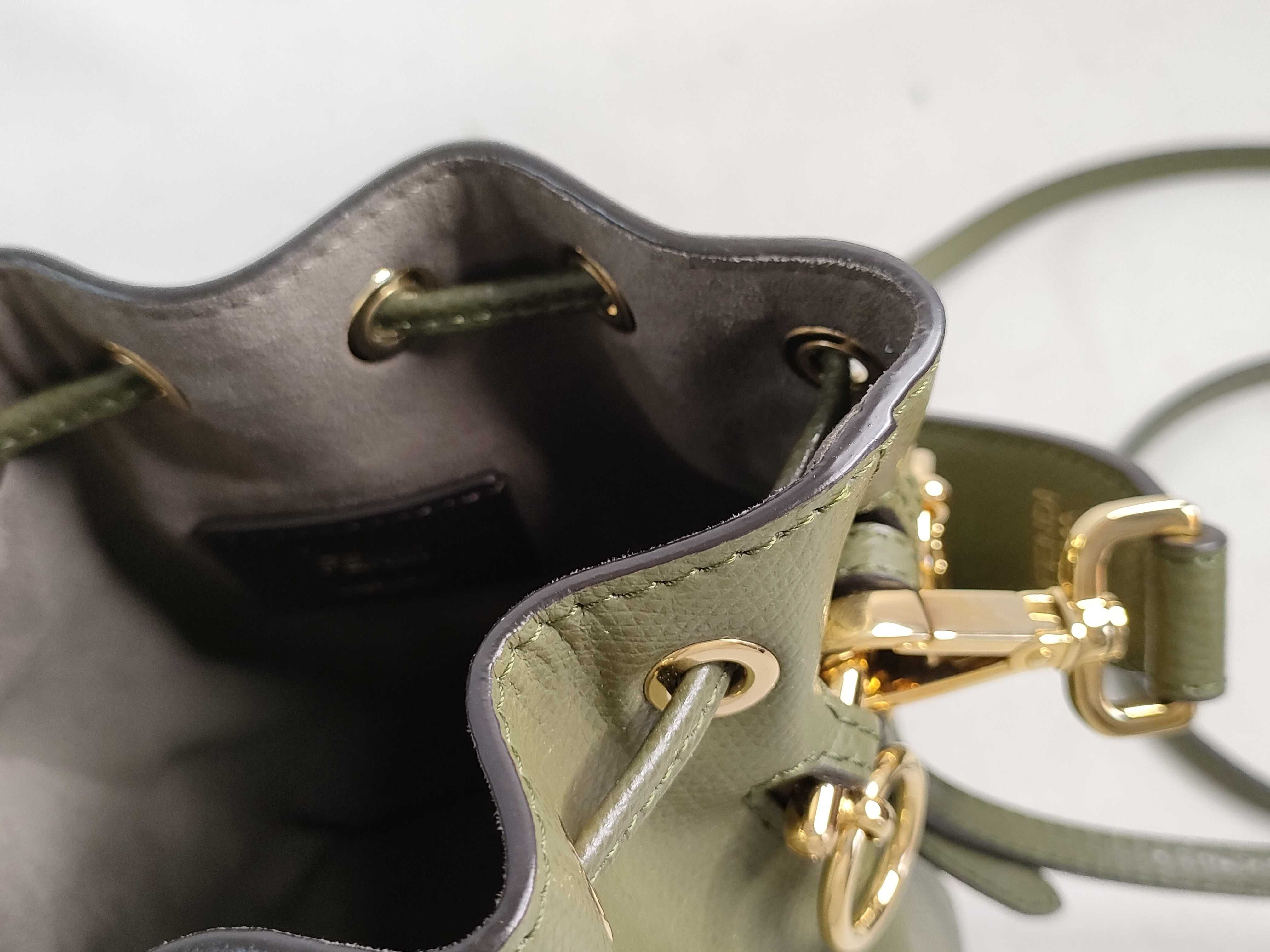 Montresor Mini Leather 2-Way Shoulder Bag, Green Handbag — view 13