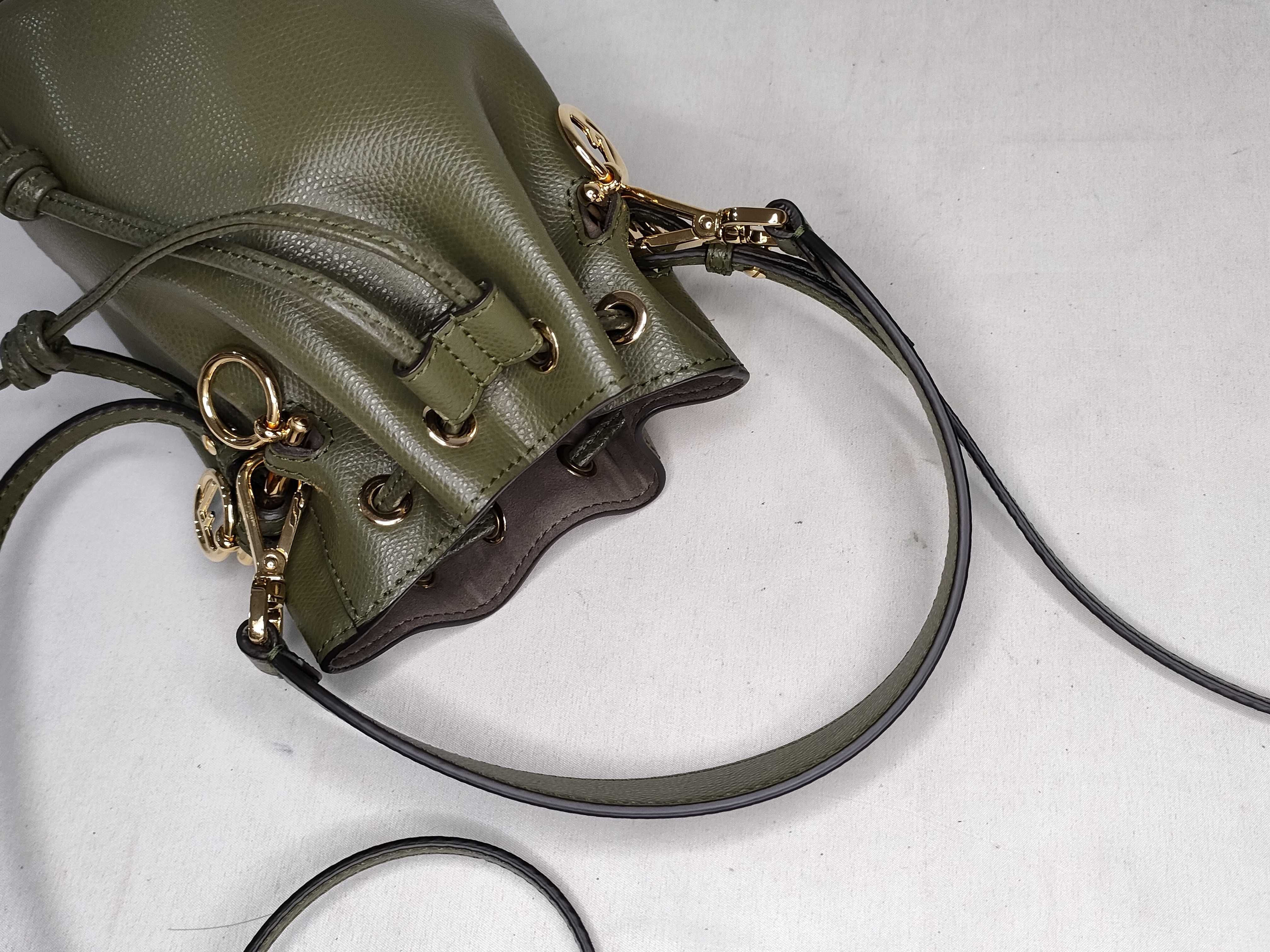 Montresor Mini Leather 2-Way Shoulder Bag, Green Handbag — view 3
