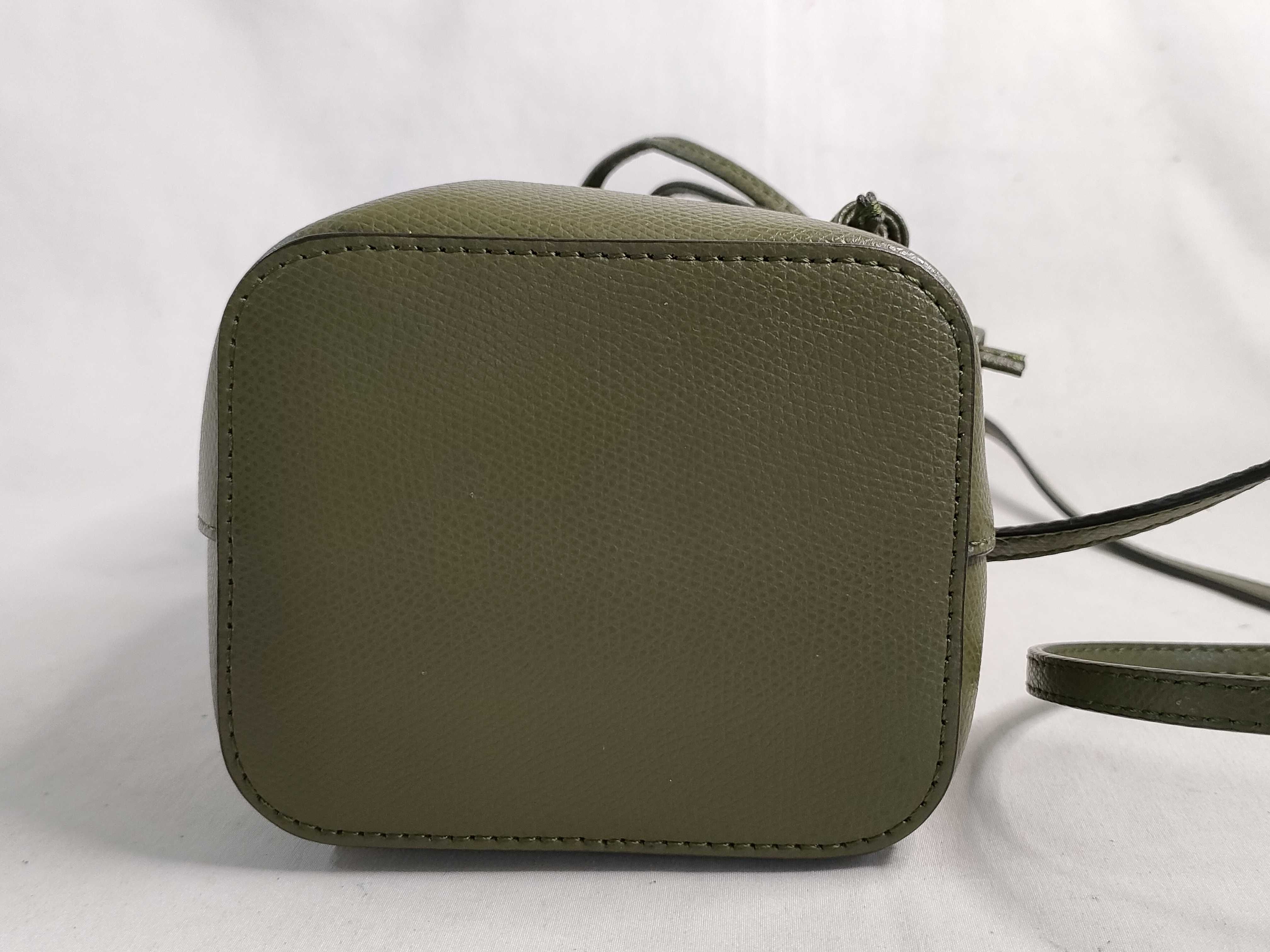 Montresor Mini Leather 2-Way Shoulder Bag, Green Handbag — view 8