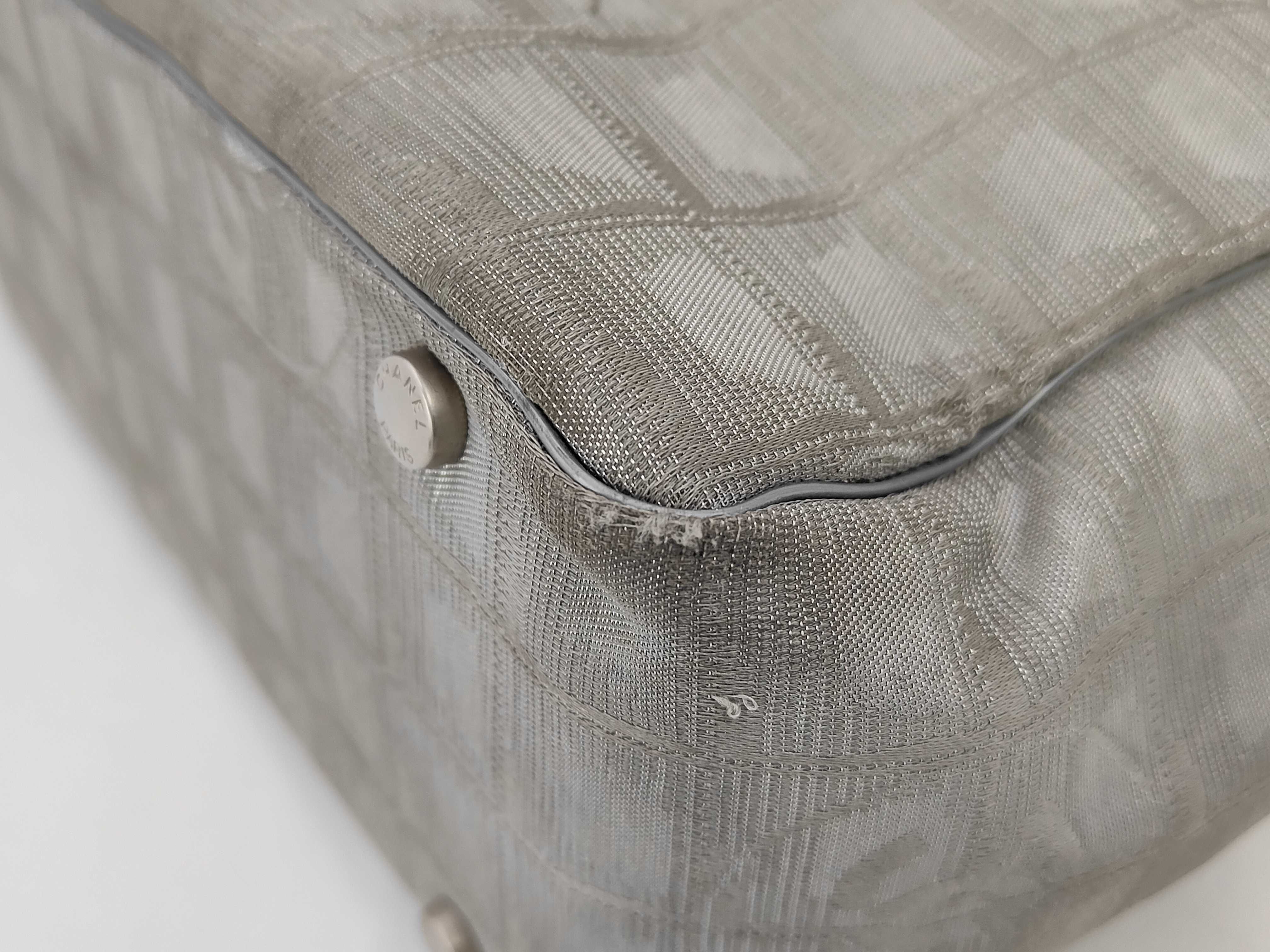 New Travel Line Nylon x Leather Tote Bag 8627399 (Large Pen Marks on the Inside) — view 7