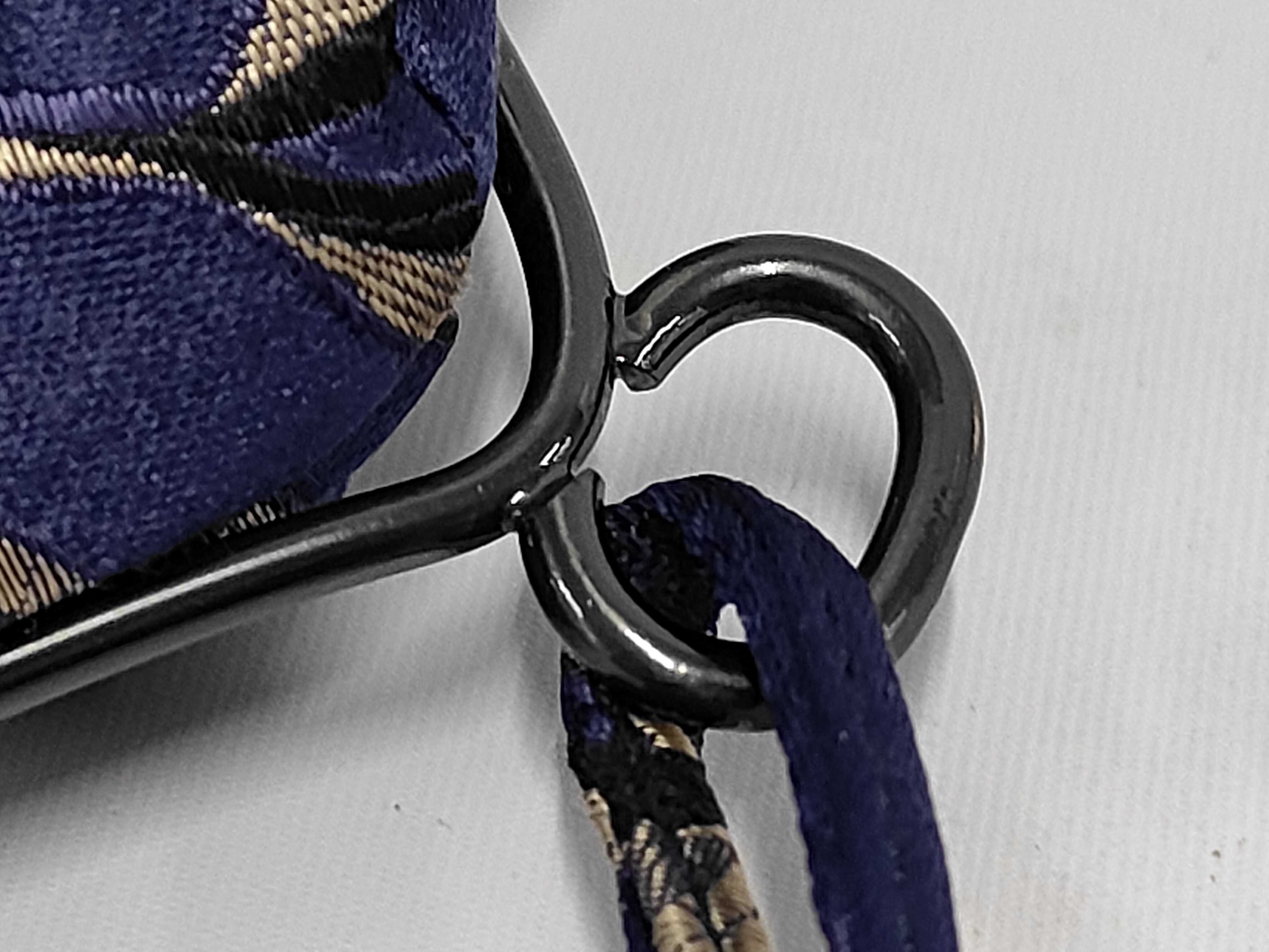 handbag, satin, navy — view 7