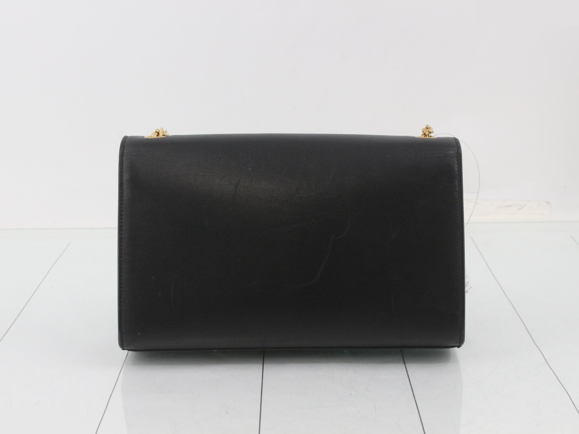 Kate Chain Shoulder Bag 354119 Black Leather — view 2
