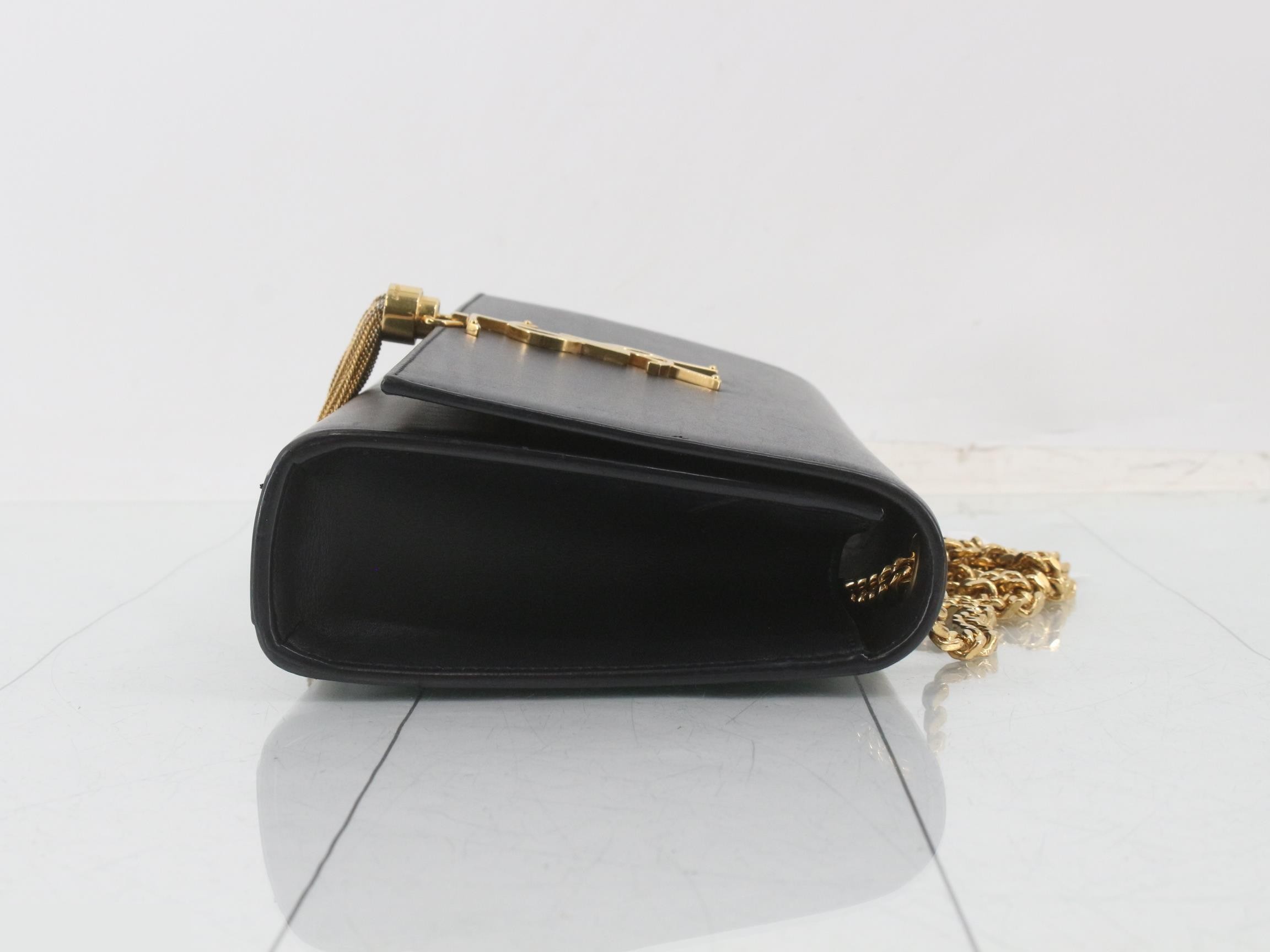 Kate Chain Shoulder Bag 354119 Black Leather — view 3