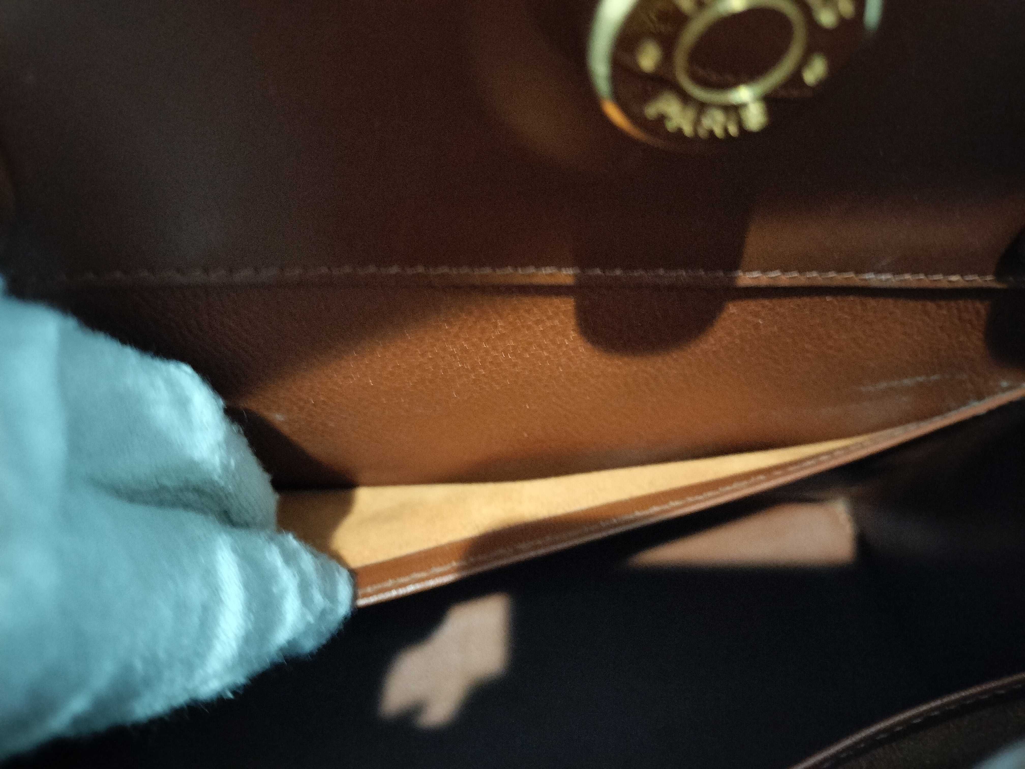 Dalvy E stamp Box calf Hermes brown handbag — view 11