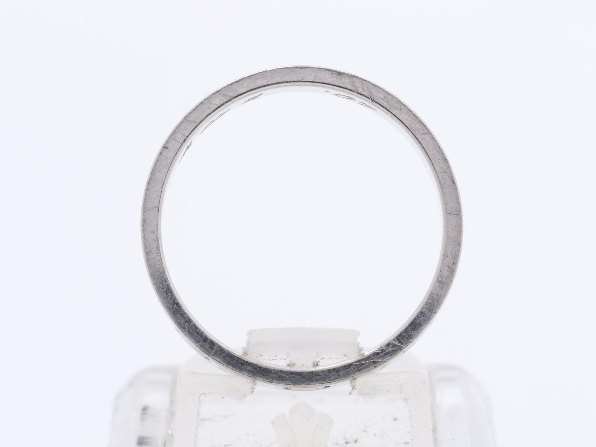 Mini Love Ring, Pt950, 5.4g, Size 53, Width approx. 3.5mm — view 5