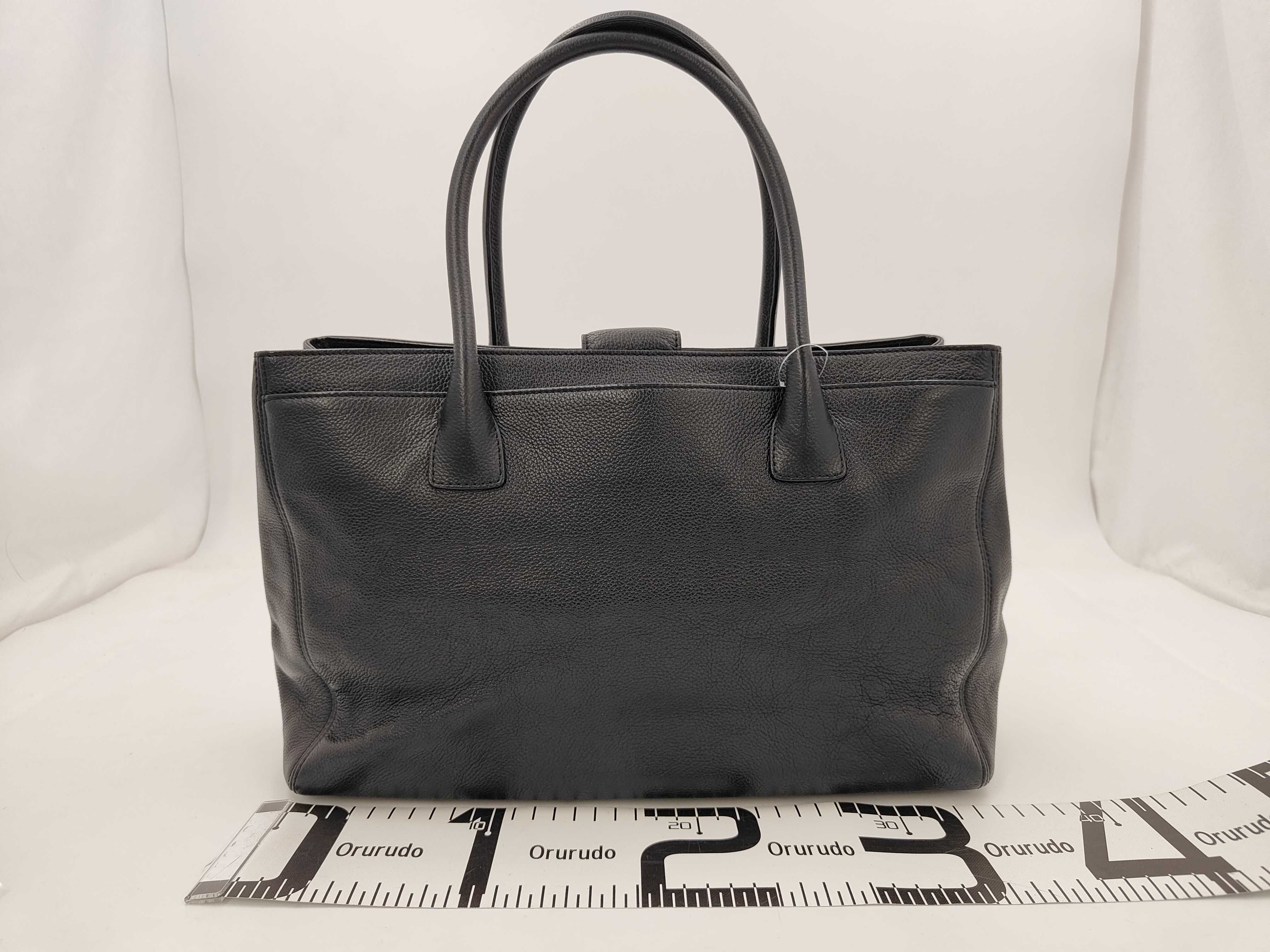 Executive Black Tote Bag with Gold Hardware — view 2