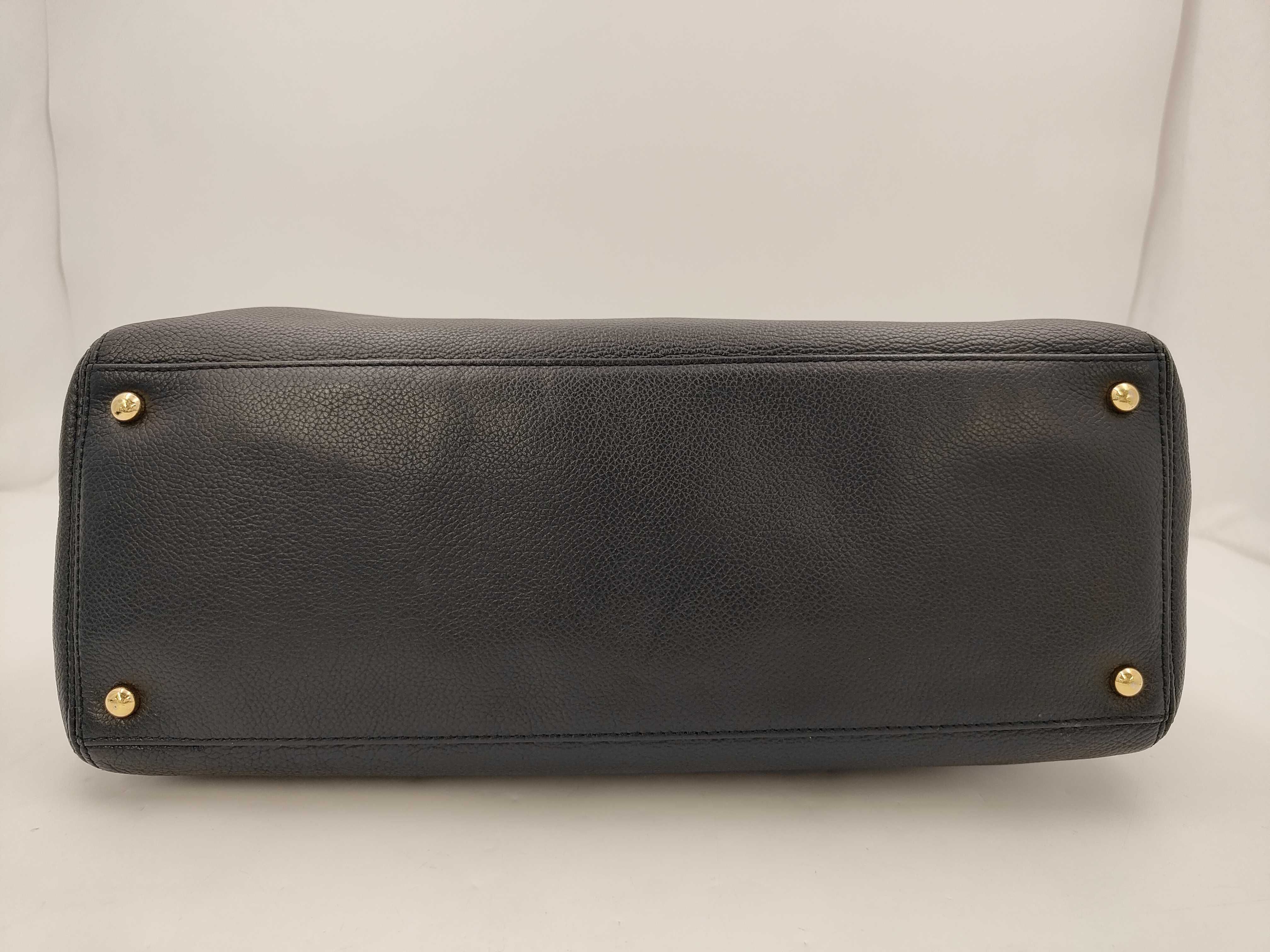 Executive Black Tote Bag with Gold Hardware — view 3
