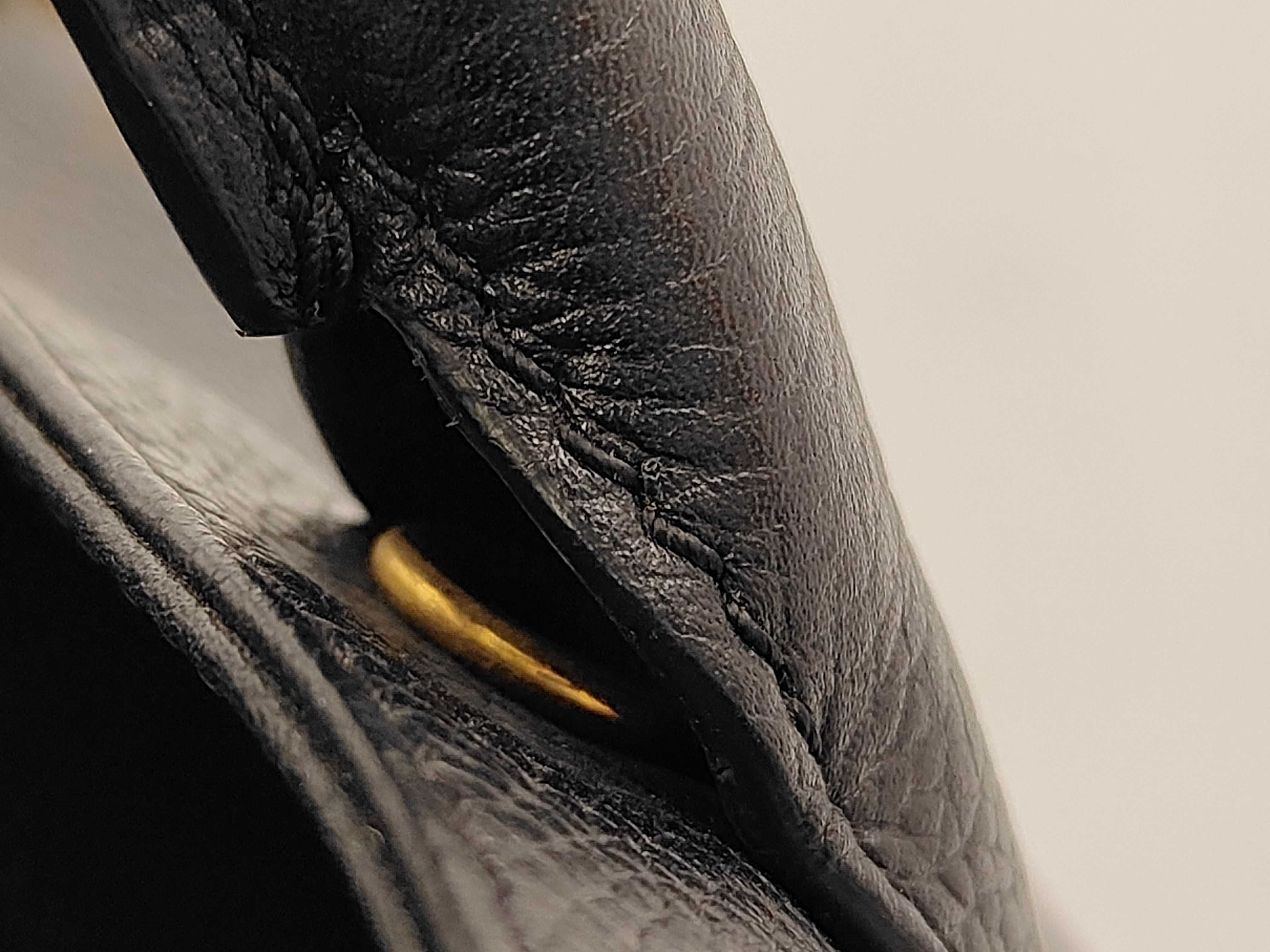 Executive Black Tote Bag with Gold Hardware — view 7