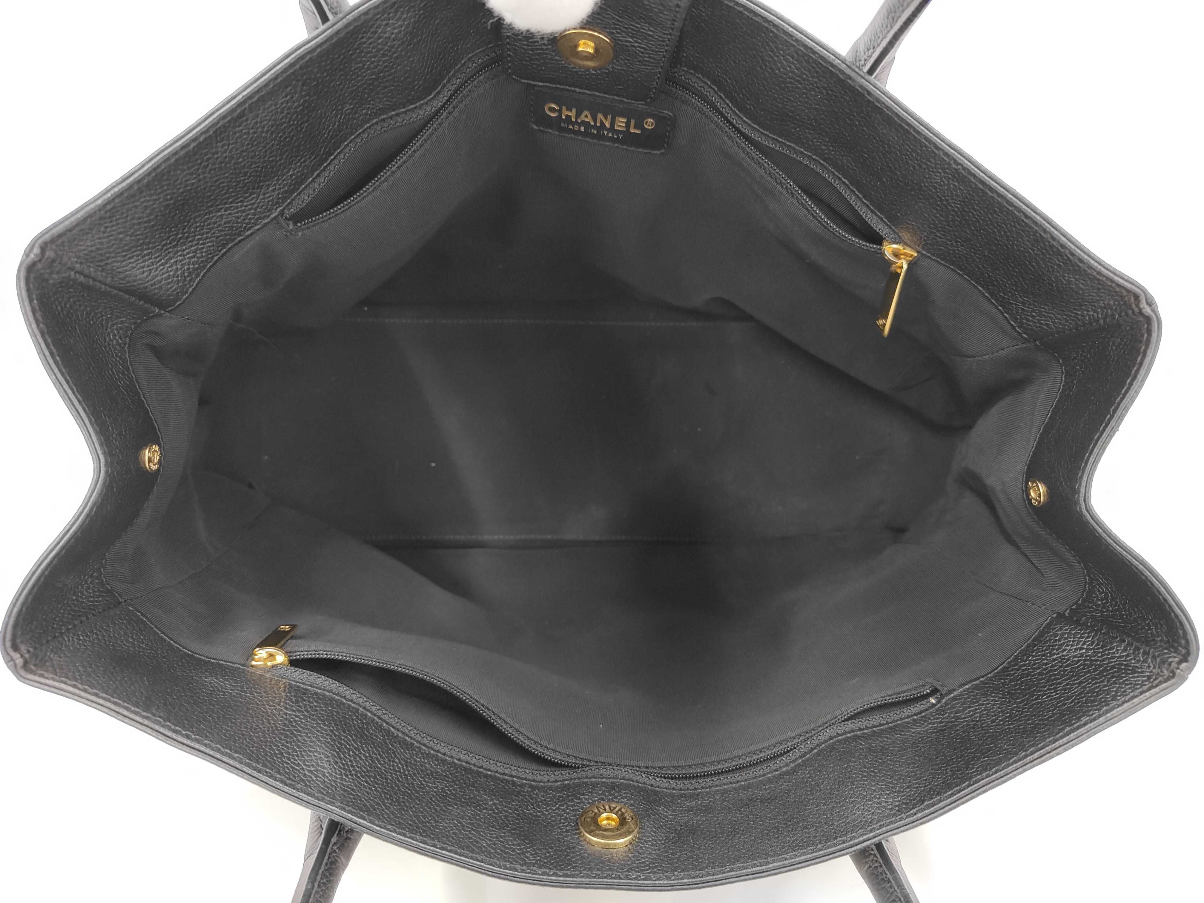 Executive Black Tote Bag with Gold Hardware — view 10