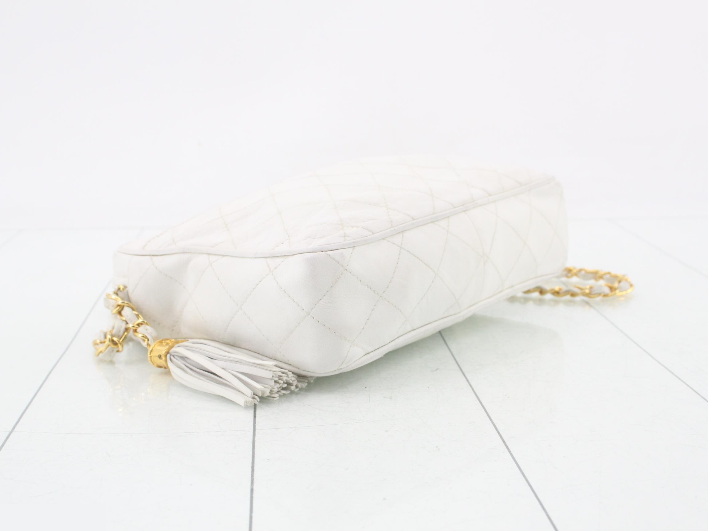 Matelassé (bag) Lambskin Fringe Shoulder Bag, Series 0 — view 5