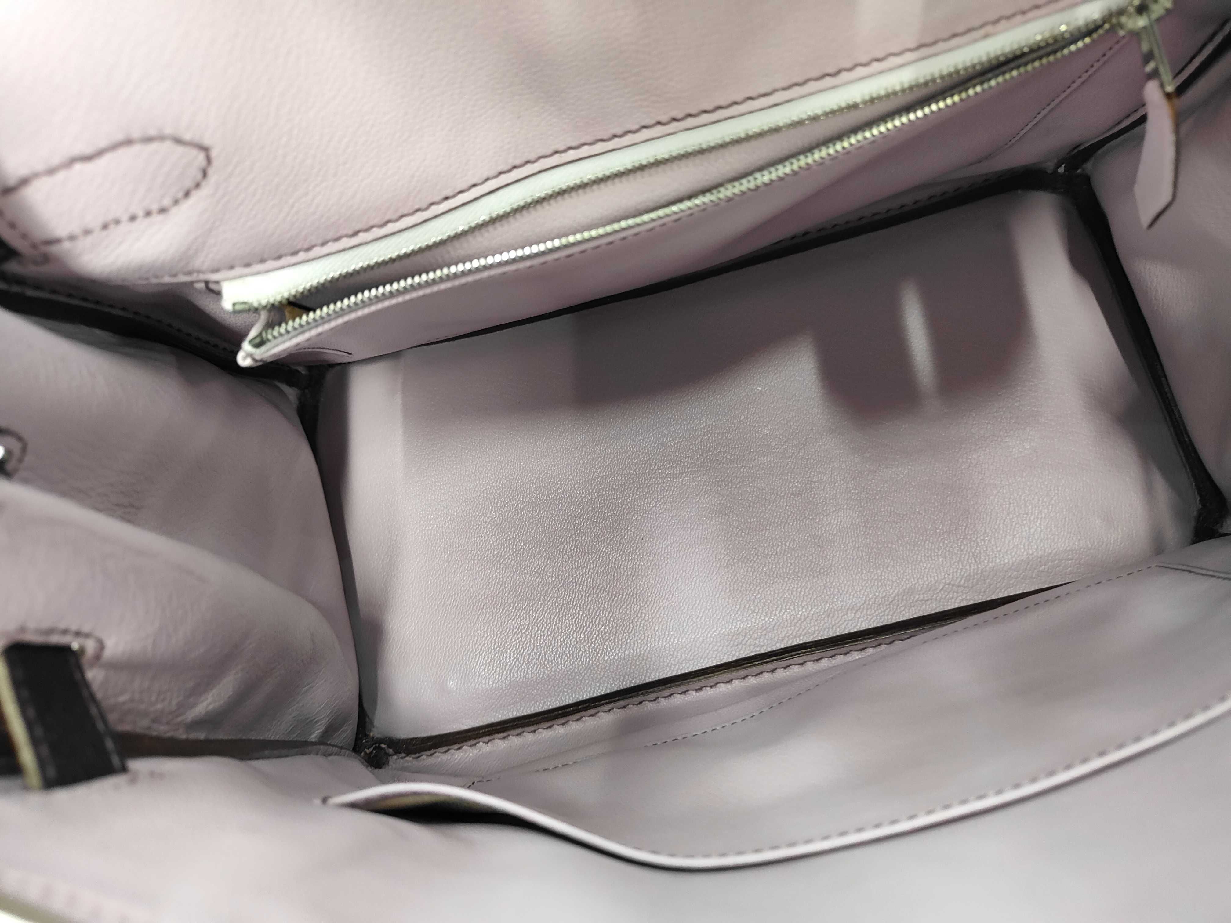 Birkin 30 I stamp Chevre leather tote bag — view 8