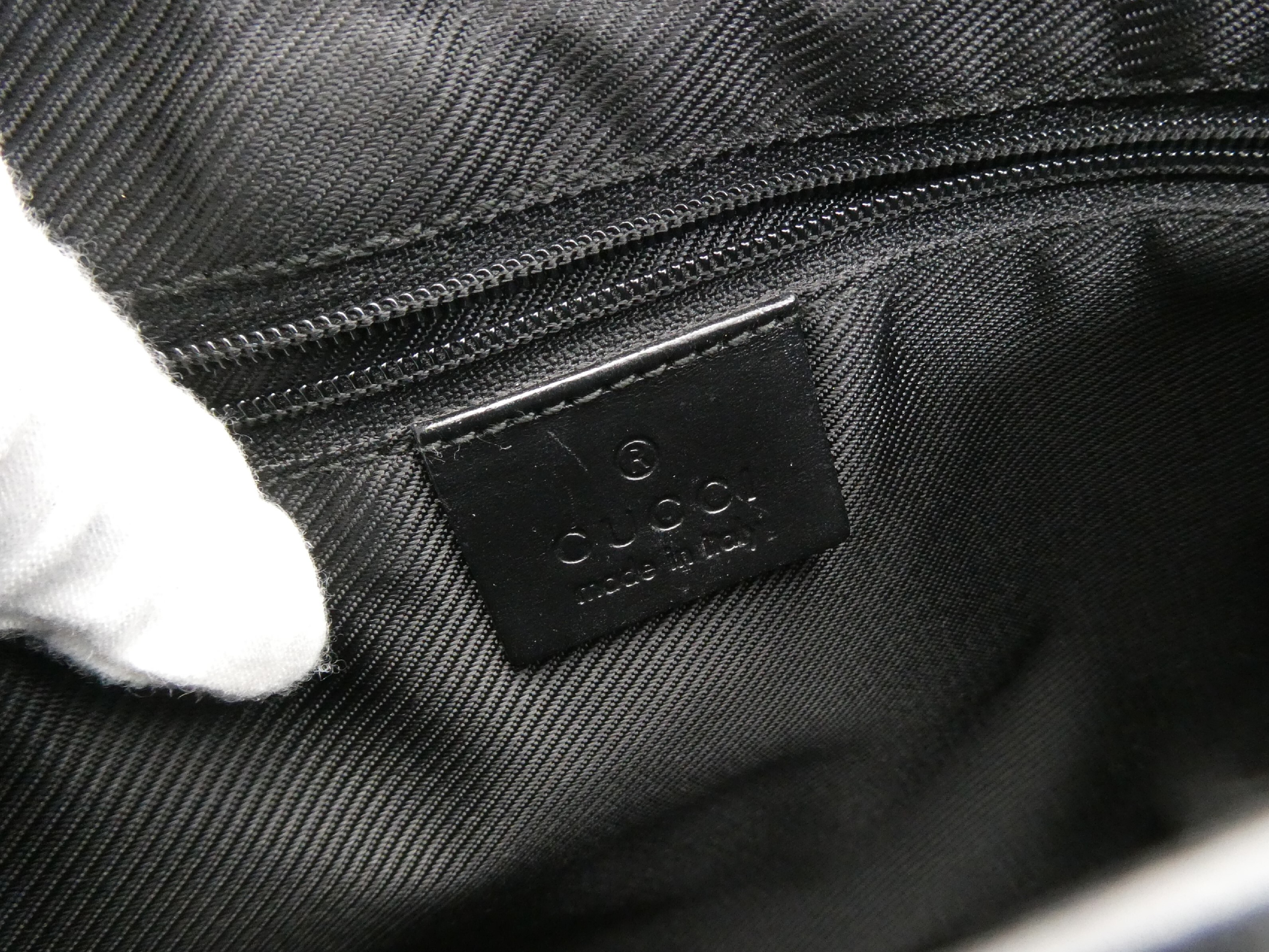 Jackie GG Canvas Leather Shoulder Bag — view 8