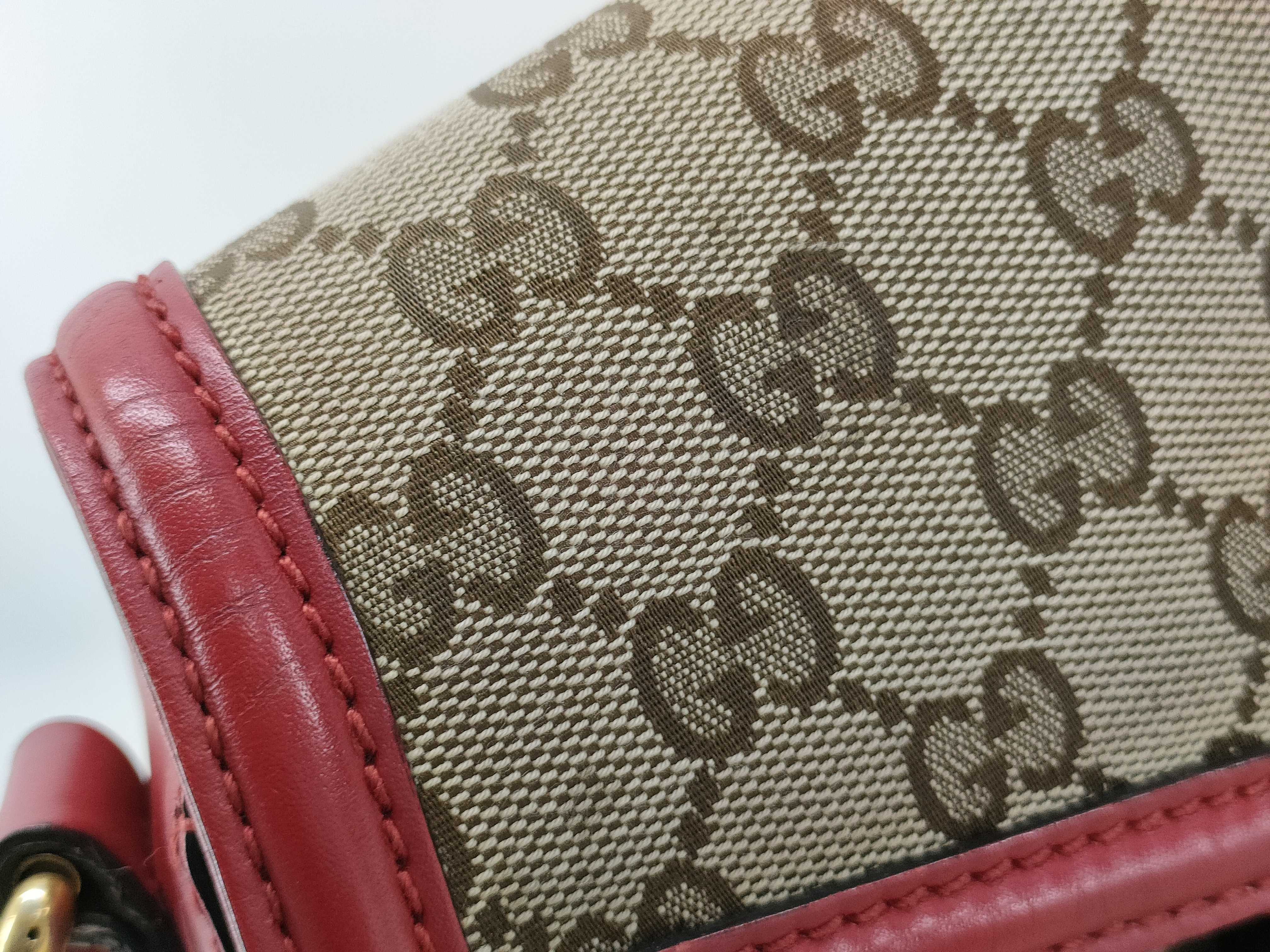 GG Canvas Gucci GG Supreme Horsebit 1955 Shoulder Bag — view 15