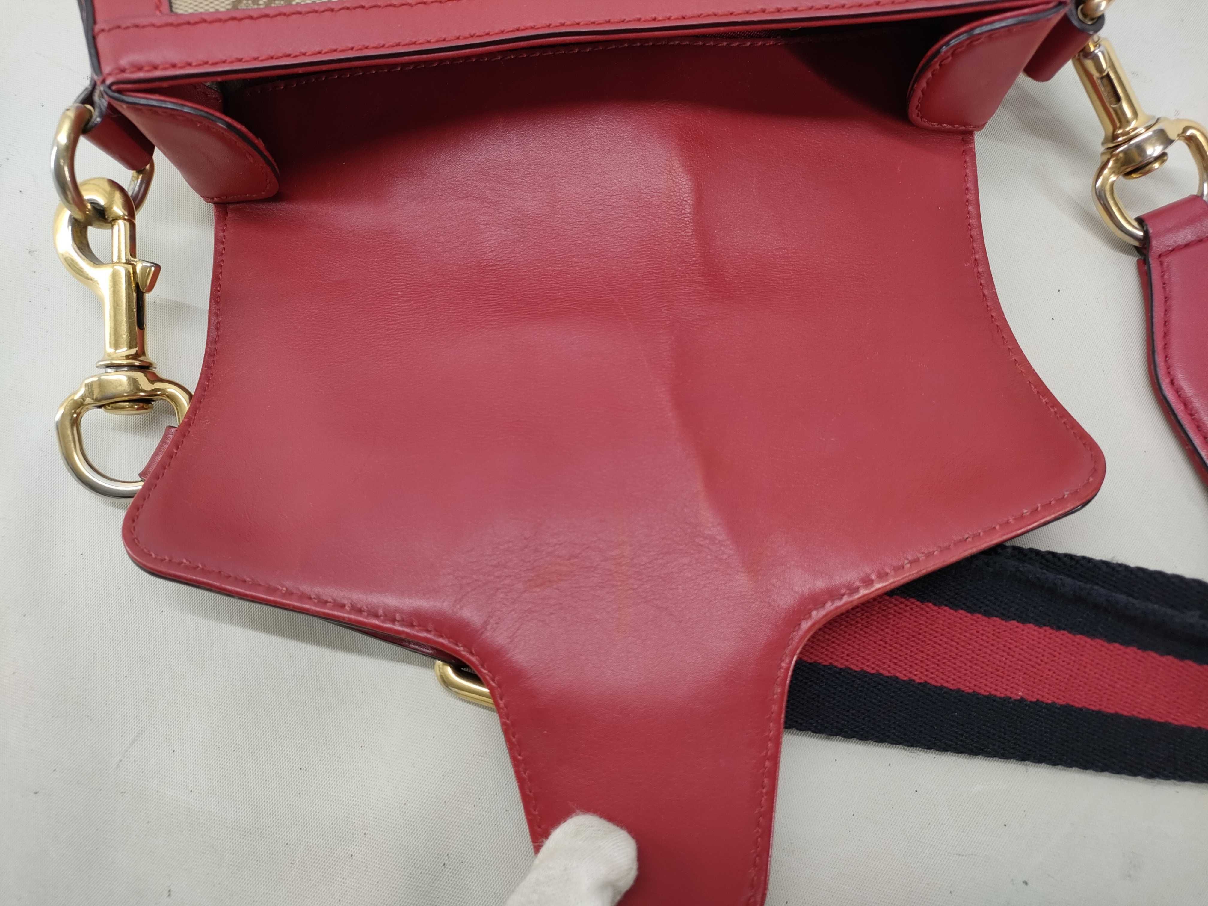 GG Canvas Gucci GG Supreme Horsebit 1955 Shoulder Bag — view 8