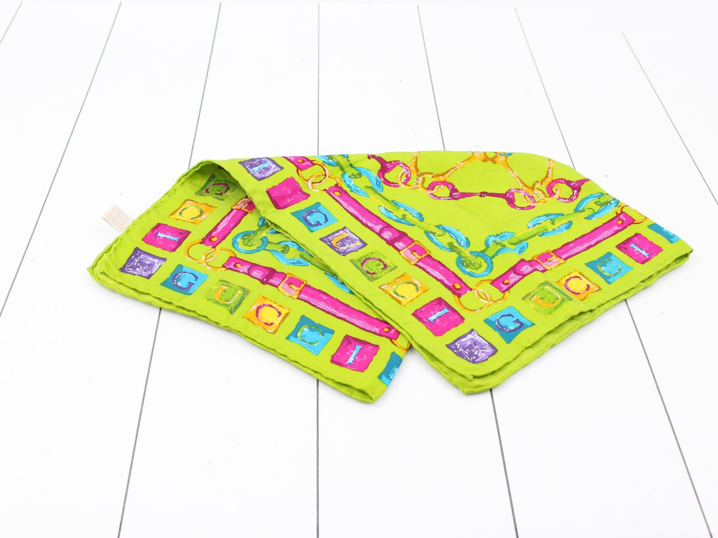 scarf with tags — view 2
