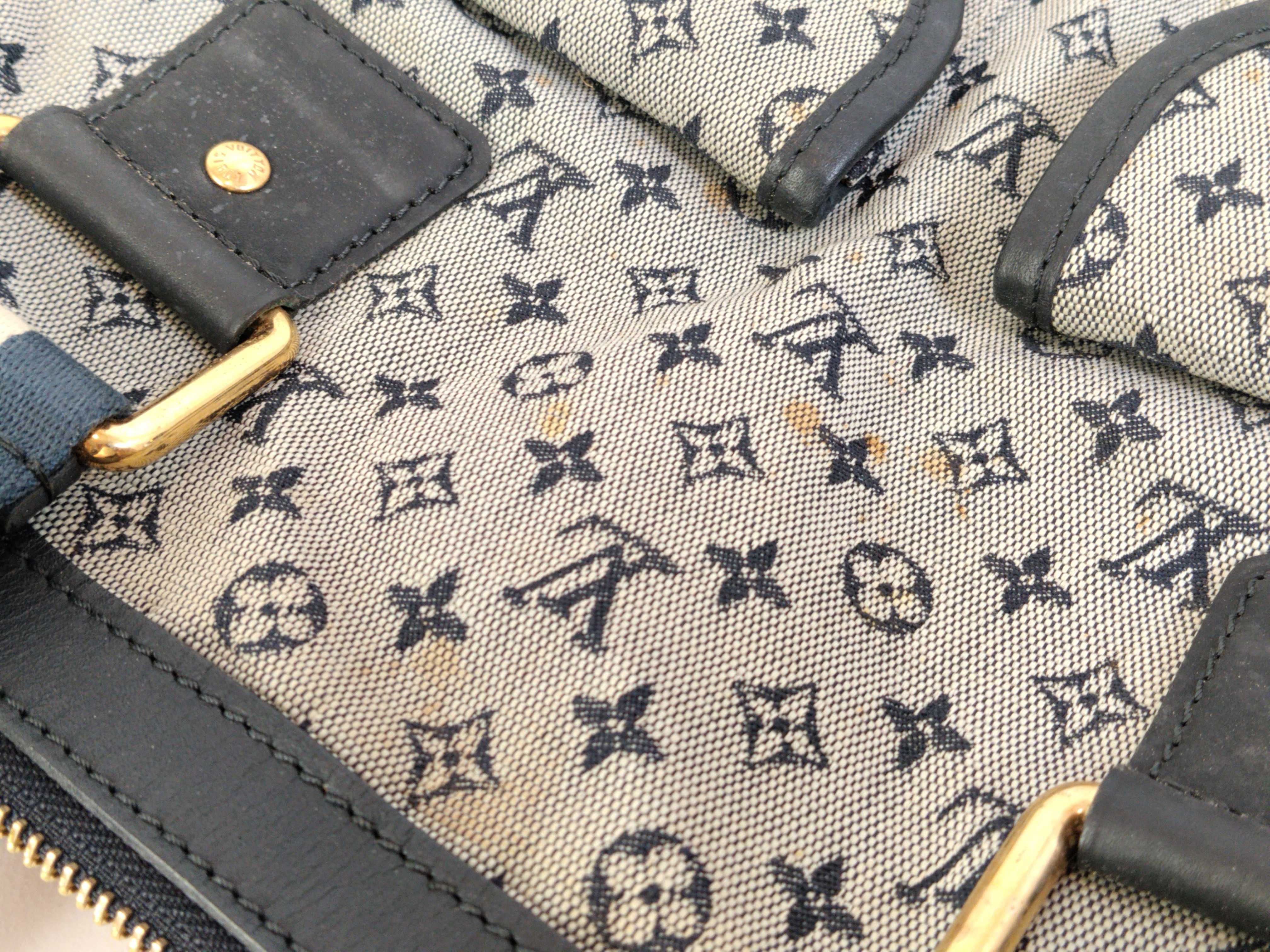 Monogram Mini Louis Vuitton Navy Monogram Mini Sac Marie Kate M42341 Tote Bag — view 15