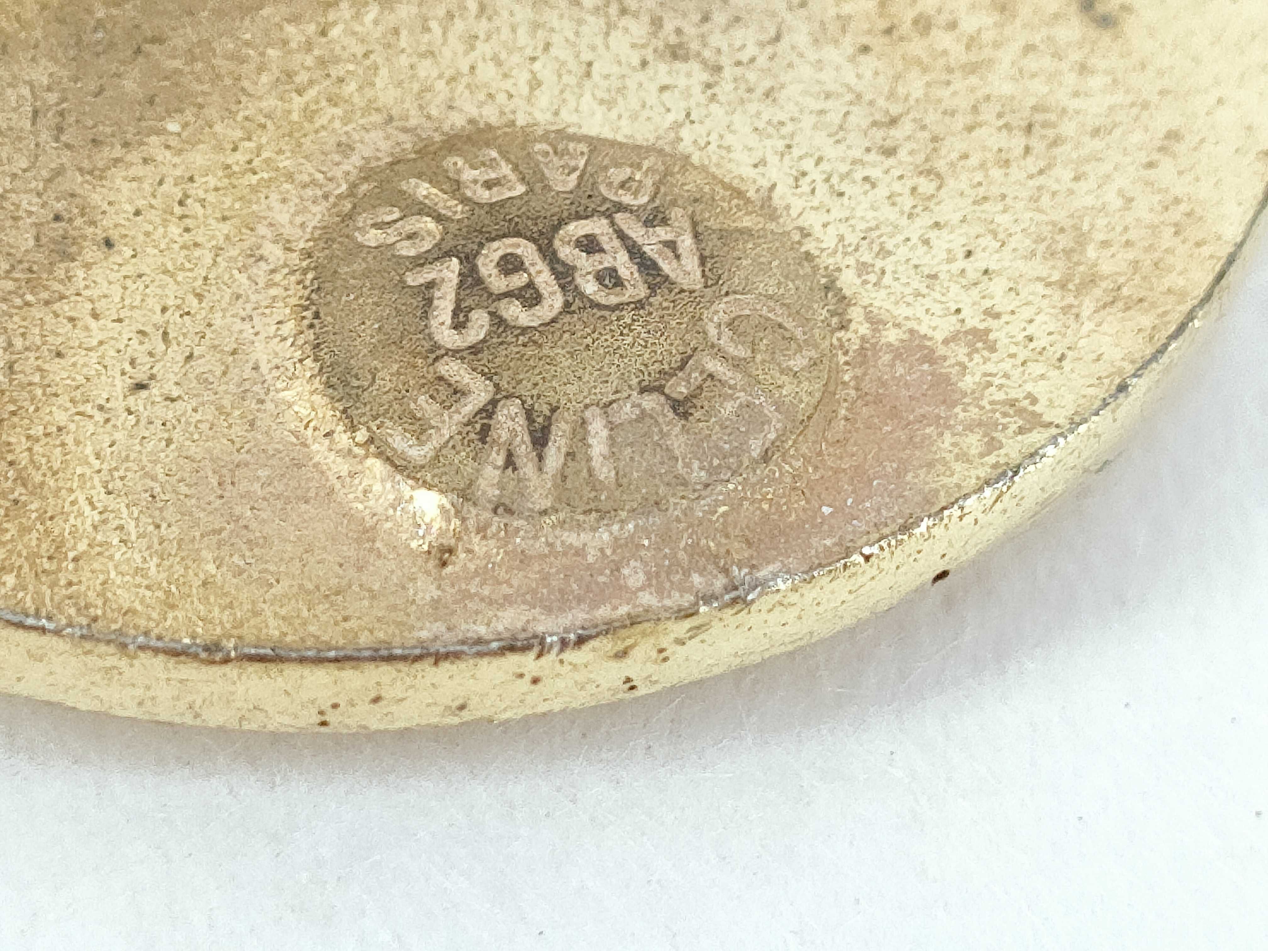 earrings, gold, carriage motif. — view 6