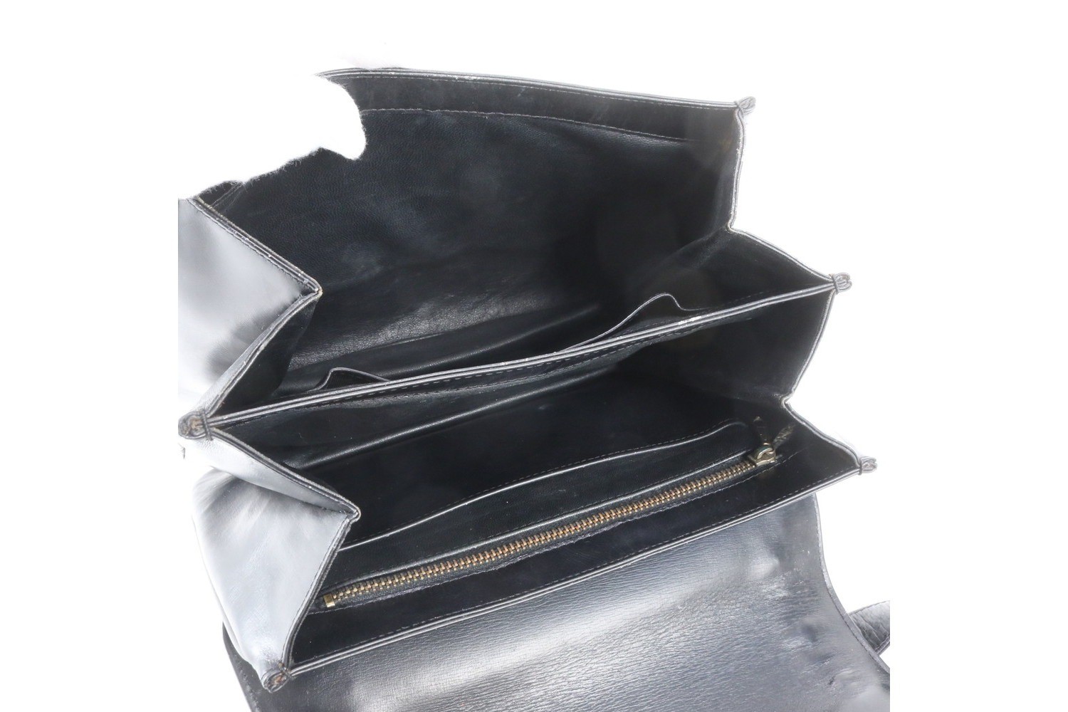 Carriage hardware leather shoulder bag, crossbody bag, genuine leather — view 7