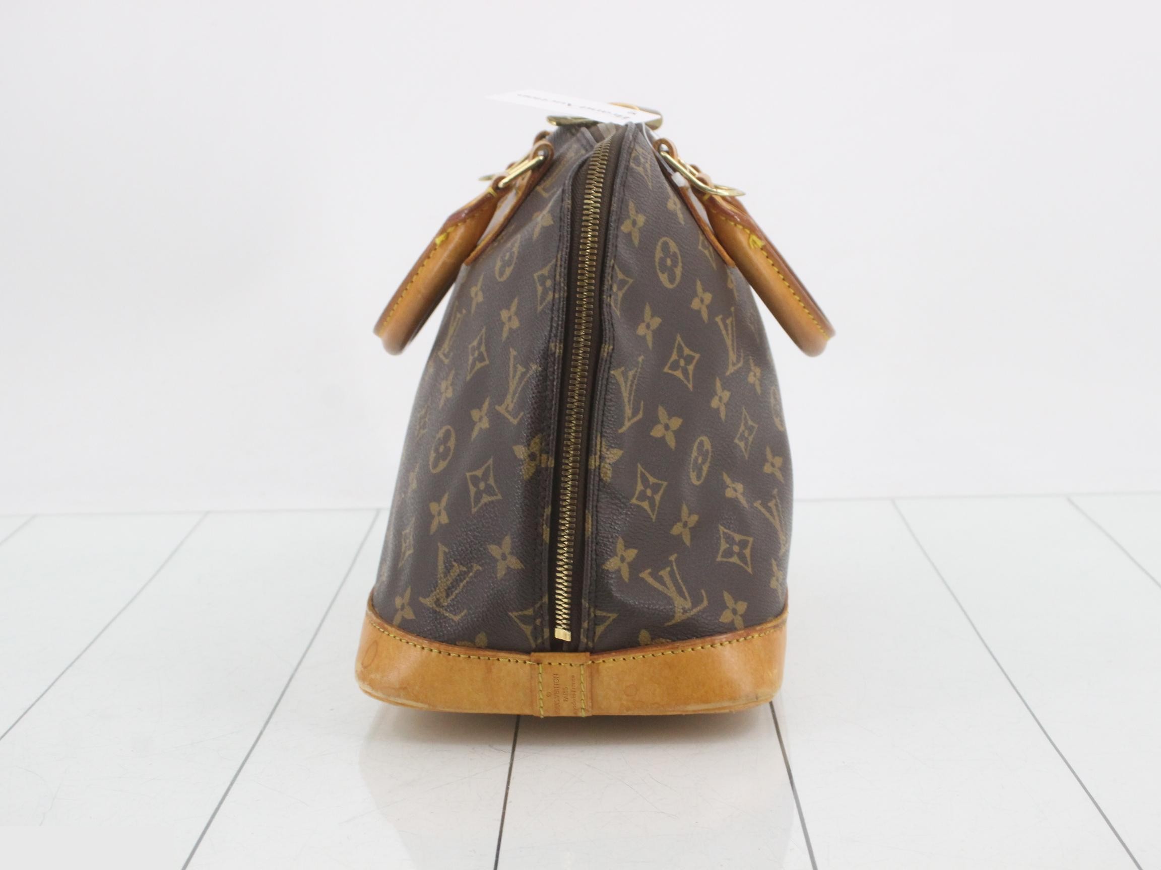 Alma PM Monogram Brown Handbag — view 3