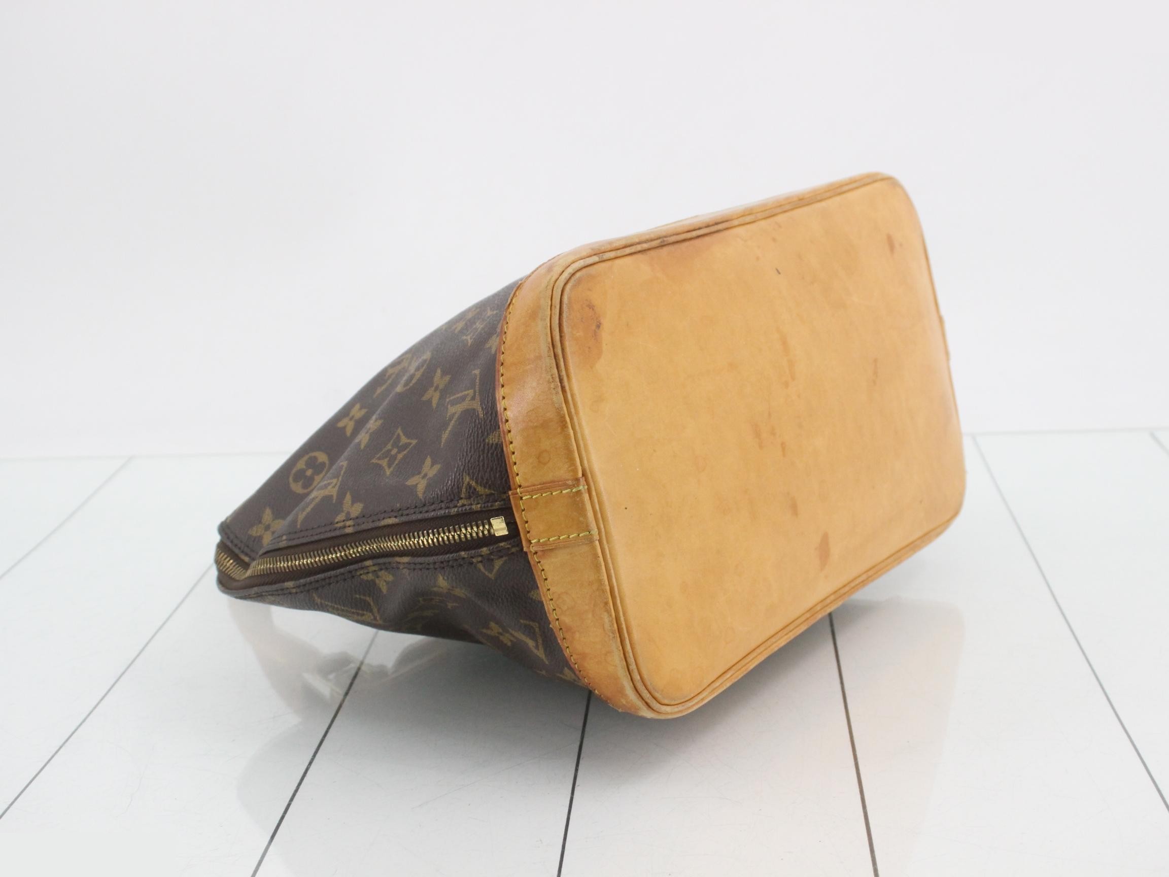 Alma PM Monogram Brown Handbag — view 5