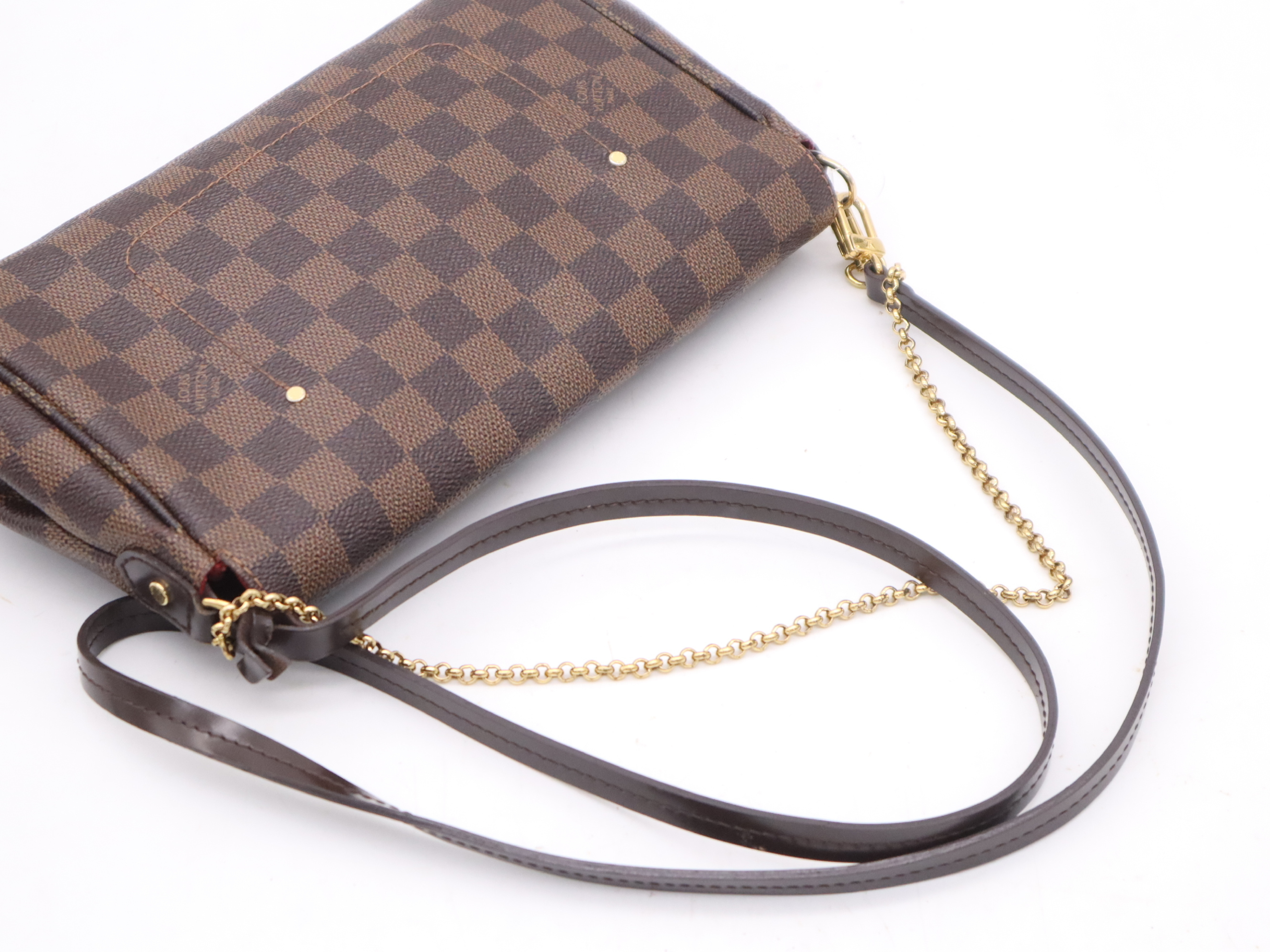 N41129 Damier Favorite MM Shoulder Bag with Shoulder Strap — view 6