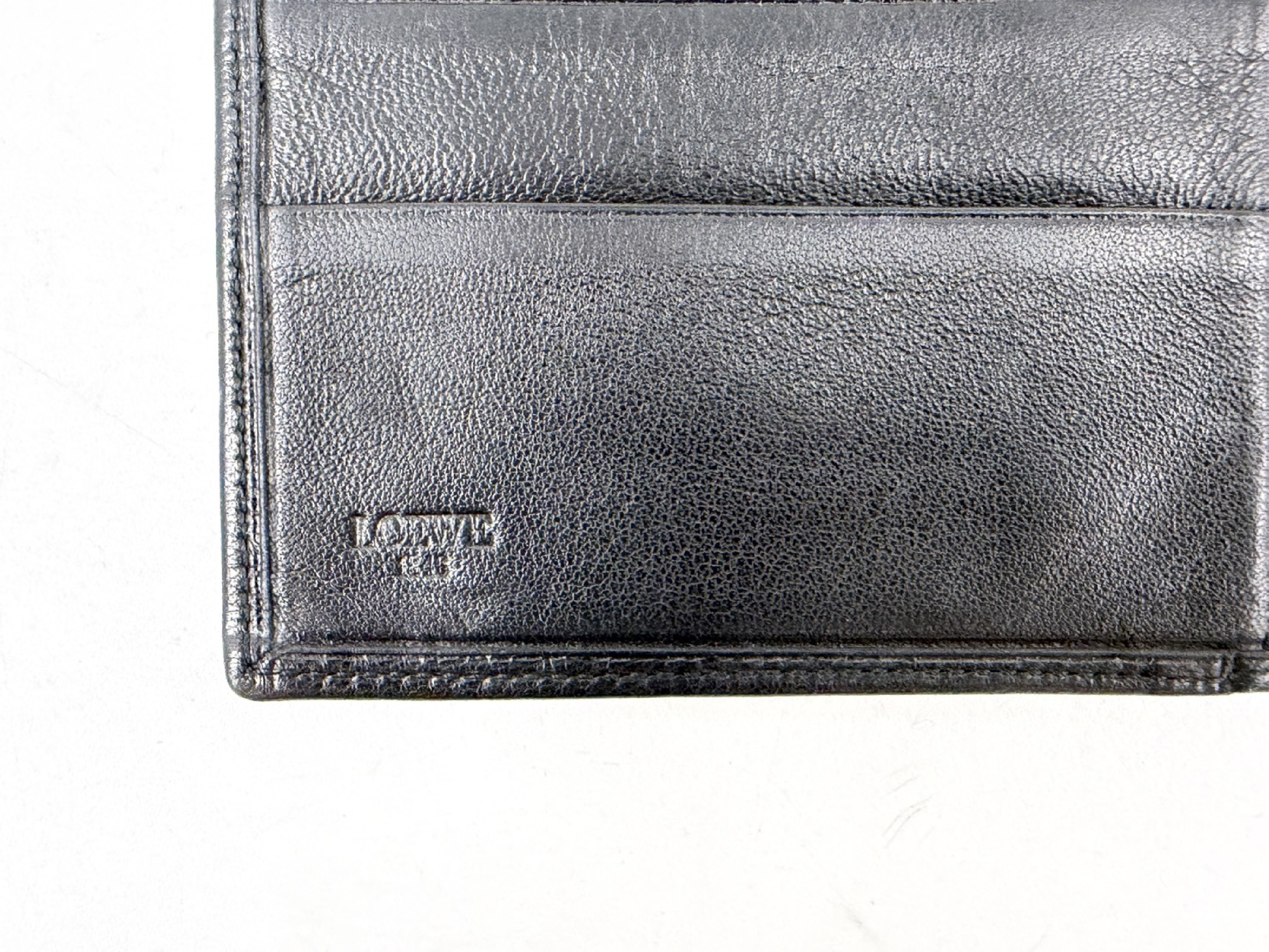 passport holder/card case, leather, business card holder, card case, pass case, business card holder, black. — view 5