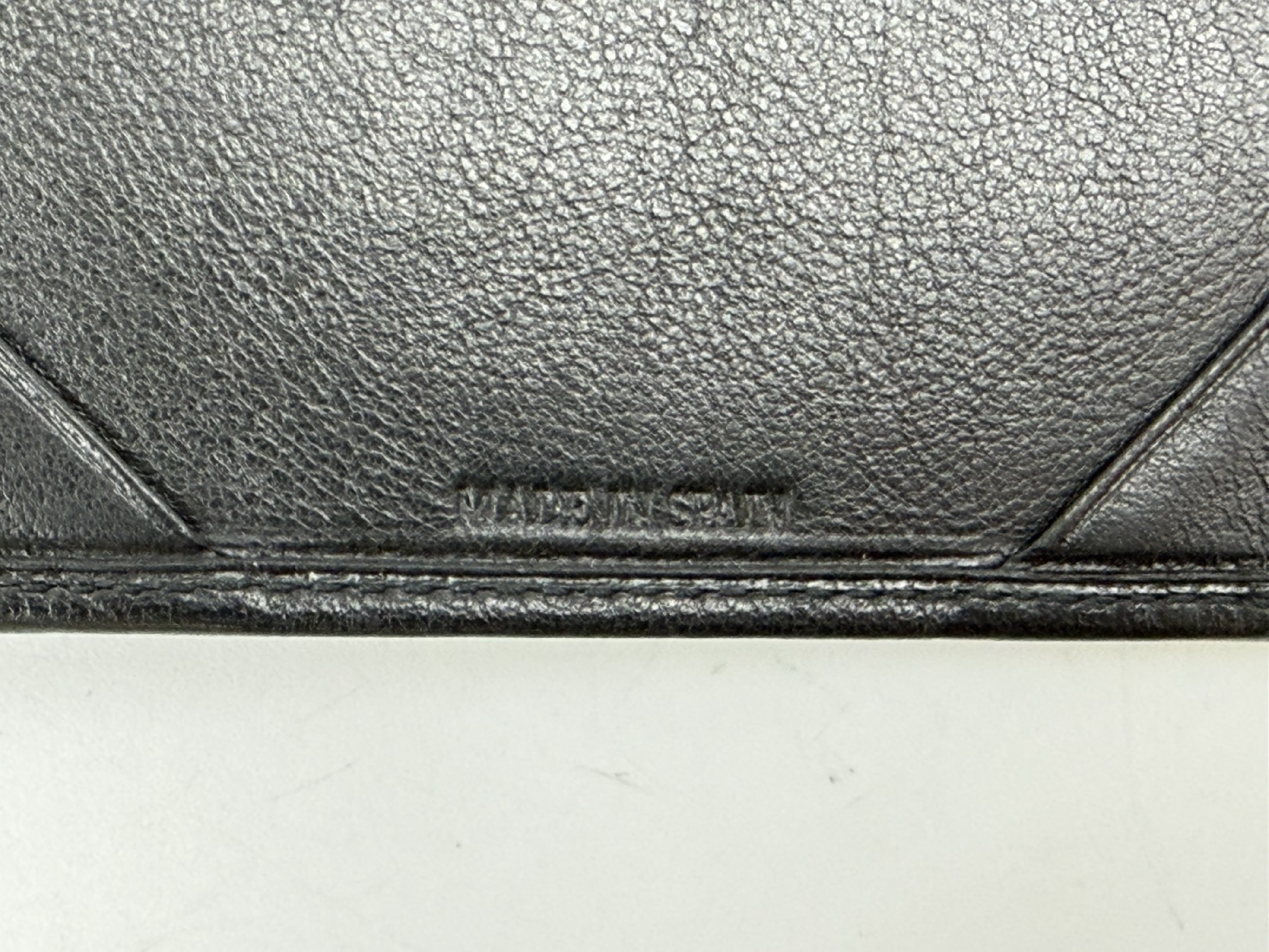 passport holder/card case, leather, business card holder, card case, pass case, business card holder, black. — view 6