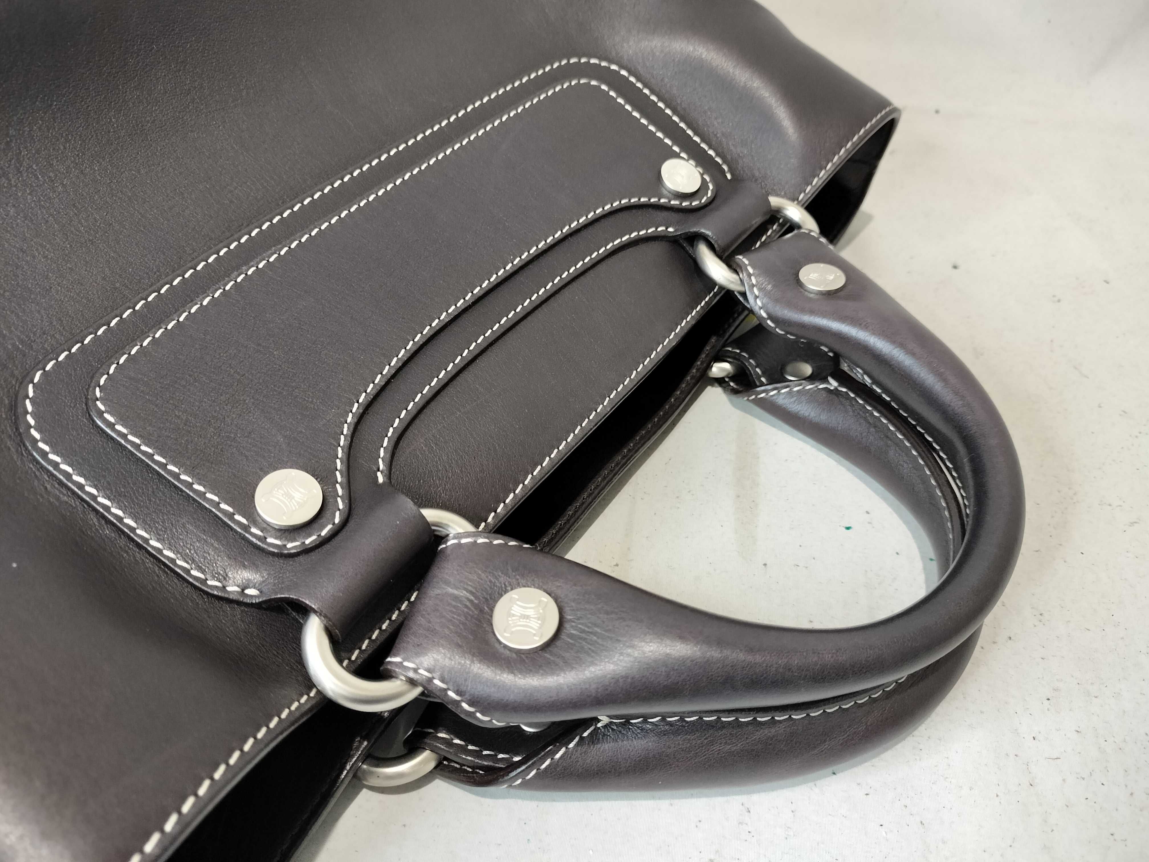 dark brown handbag — view 3