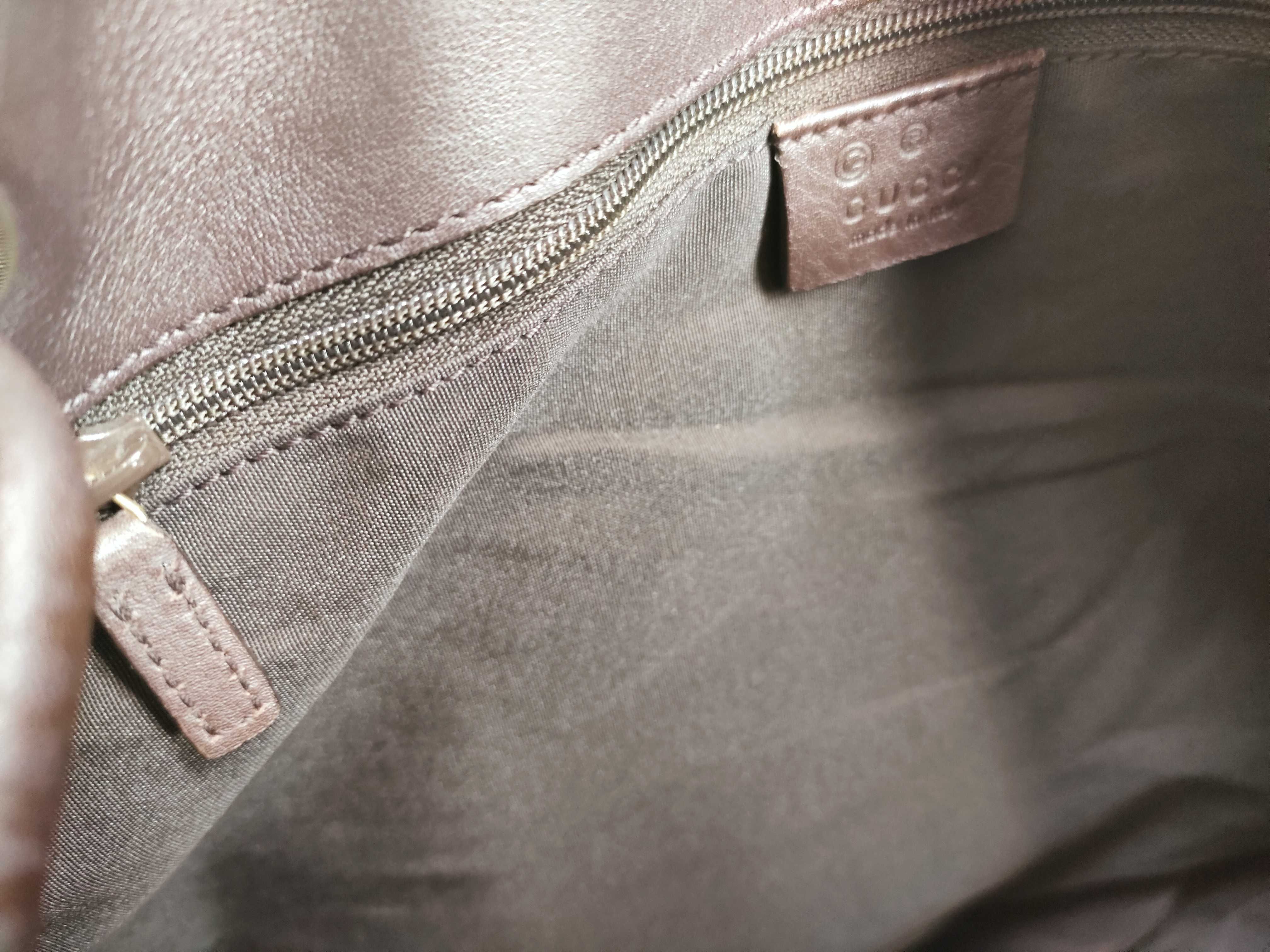 GG Canvas Drawstring Bag, Brown Handbag — view 12
